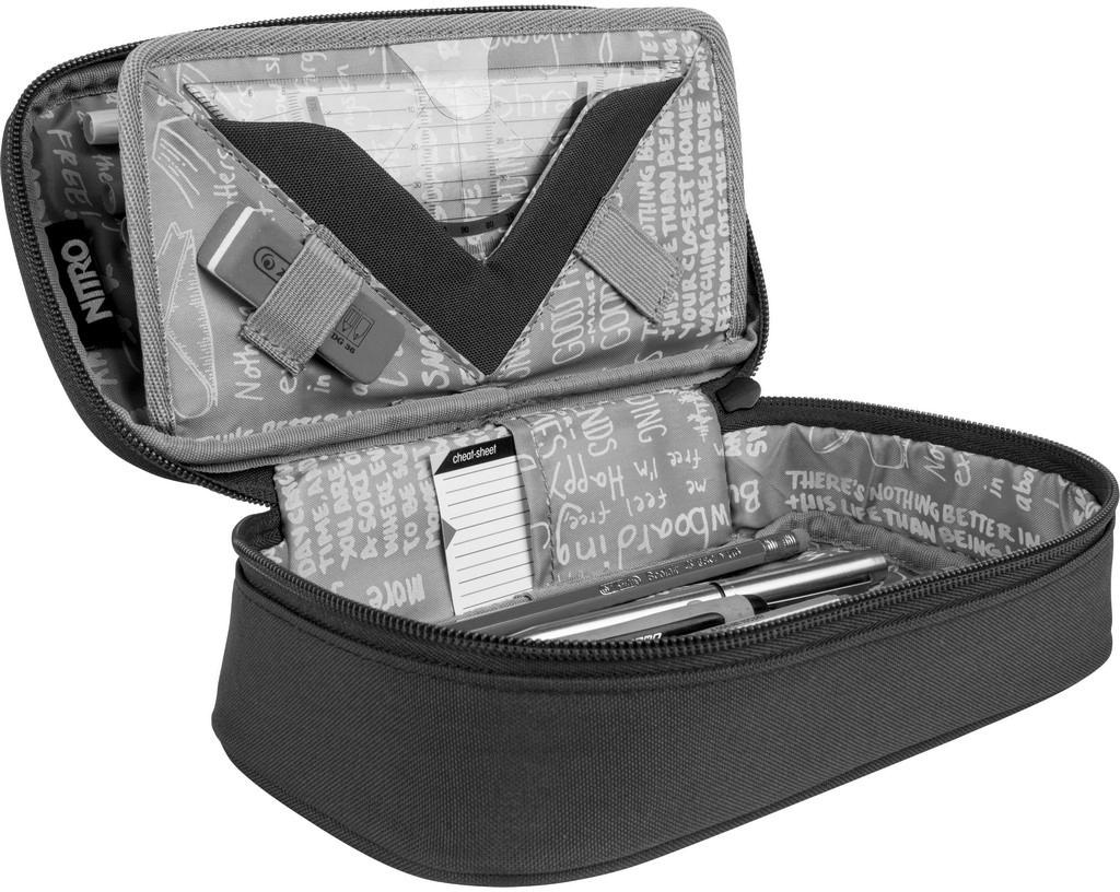 NITRO Federtasche »Pencil | Faulenzer Stifte Box, Schlampermäppchen, Case Etui Federmäppchen, XL«, BAUR