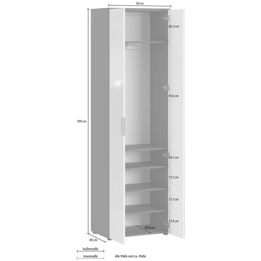 GERMANIA Garderobenschrank »Rimini«