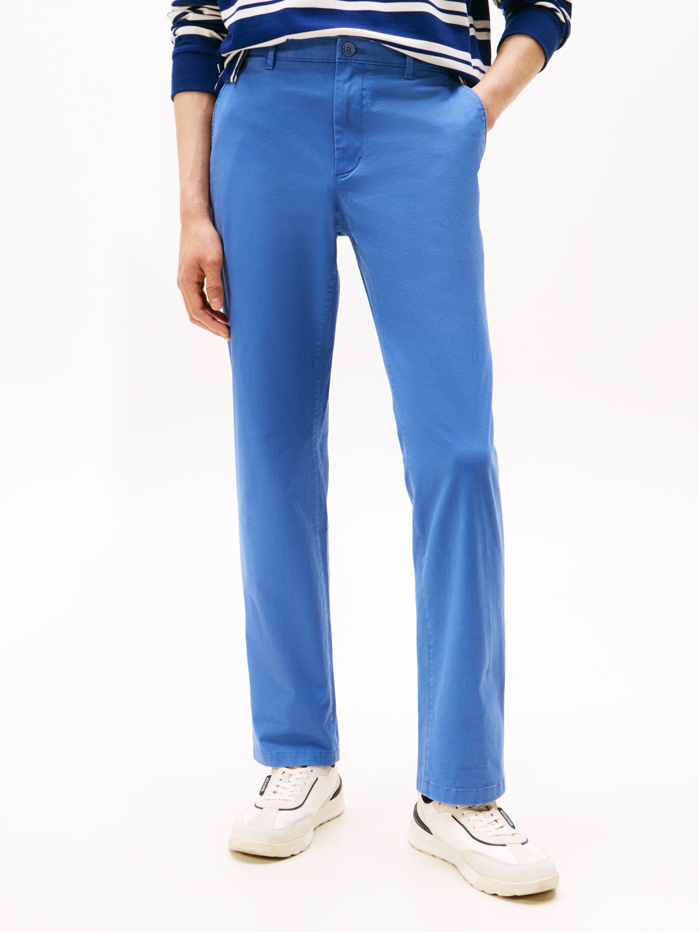 Tommy Hilfiger Chinohose "CORE DENTON ESSENTIAL TWILL", Gerades Bein, Schli günstig online kaufen