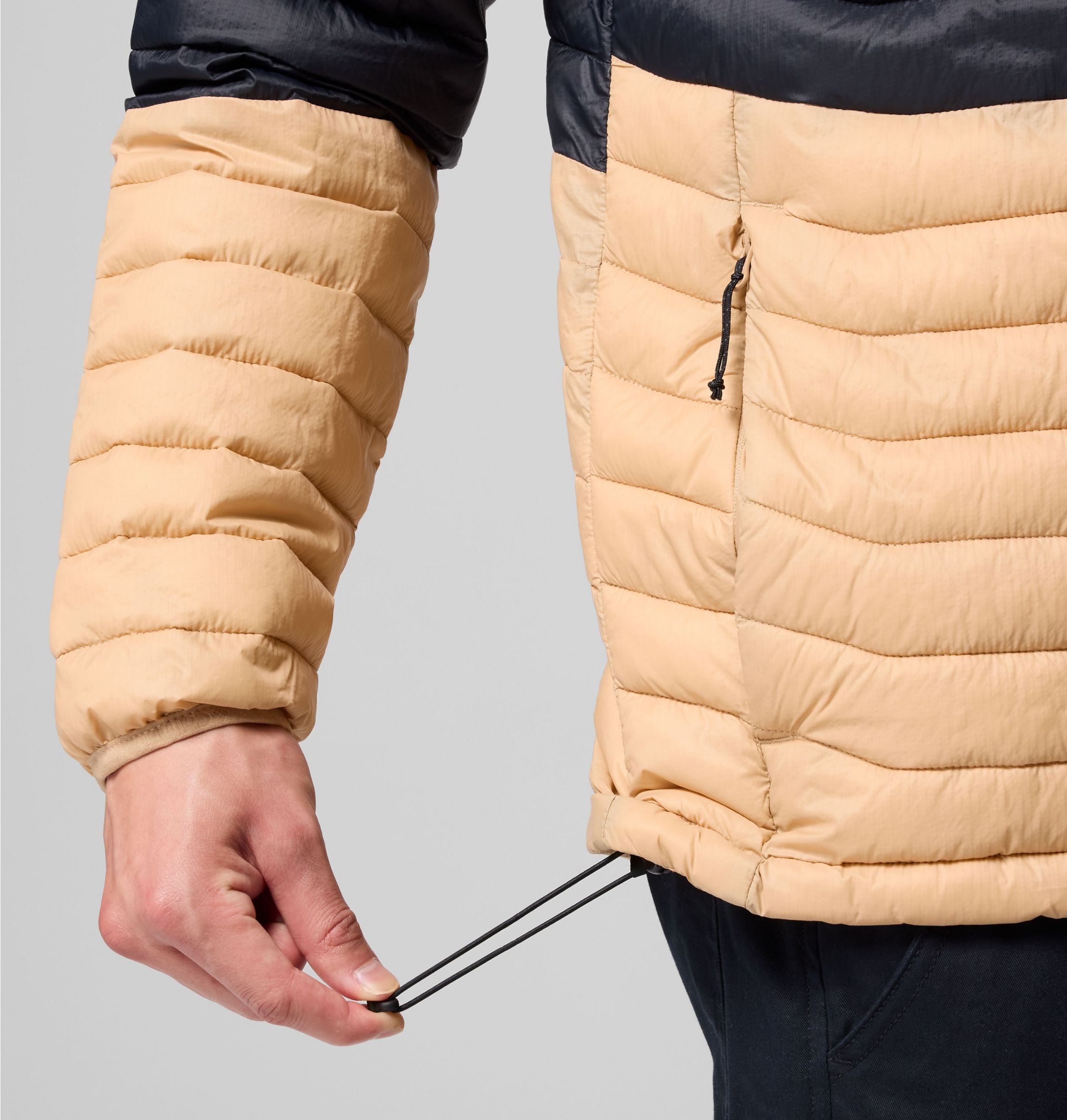 Columbia Steppjacke »POWDER PASS HOODED JACKET«, (1 St.)