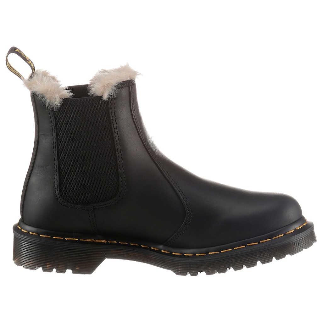 DR. MARTENS Chelseaboots »Leonore«, Chunky Boots, Plateau Schuh, Boots mit Warmfutter