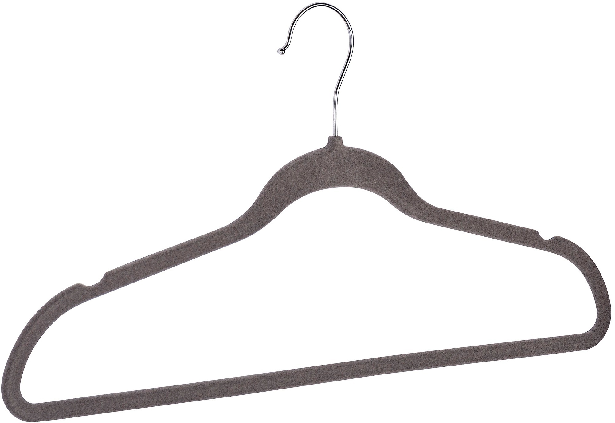 Thumbnail - WENKO Kleiderbügel Kunststoff, beflockt, 45 cm