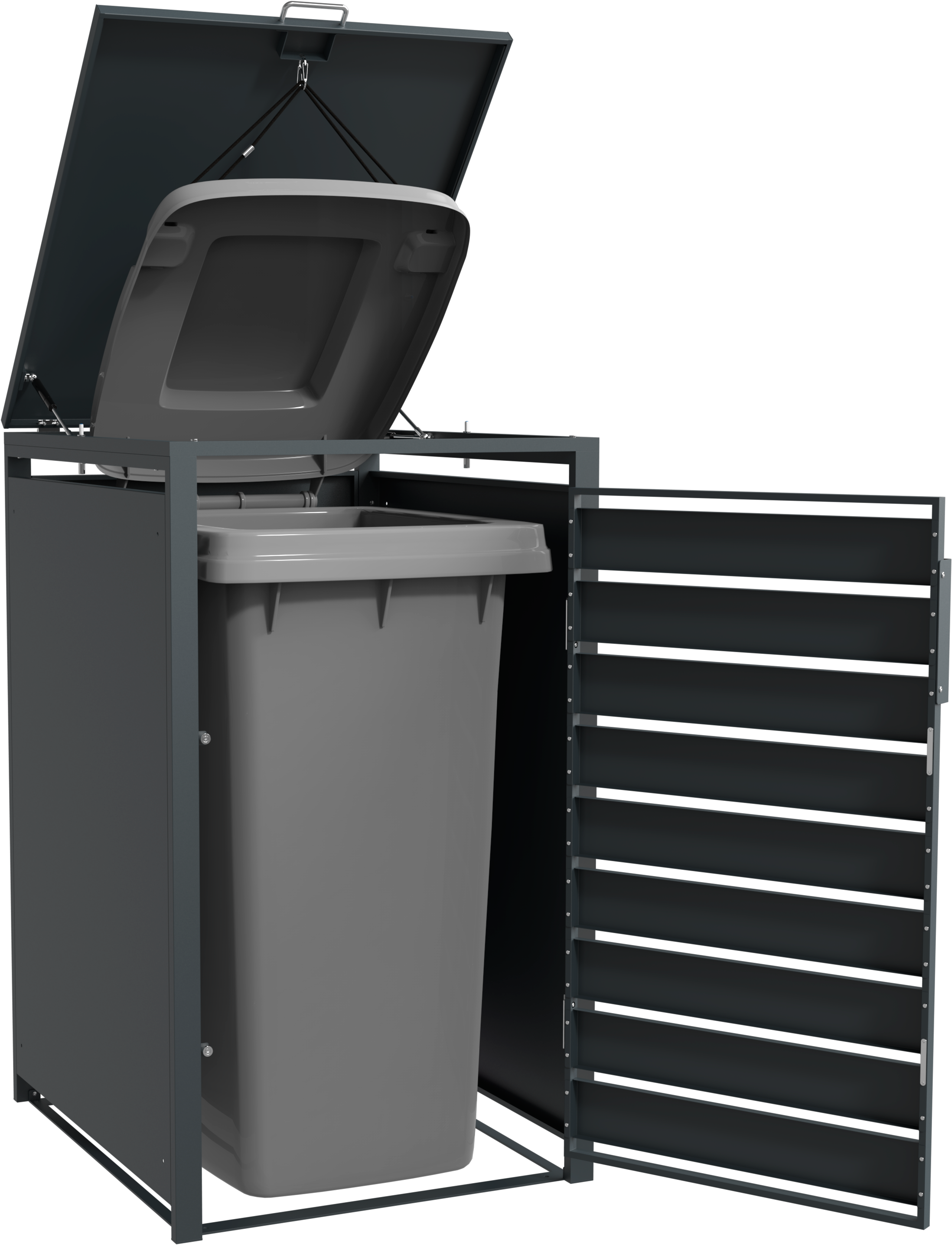 WESTMANN Mülltonnenbox »Lacina«, Platz für 1 Mülltonne 240 L, BxHxT: 68x80x116 cm