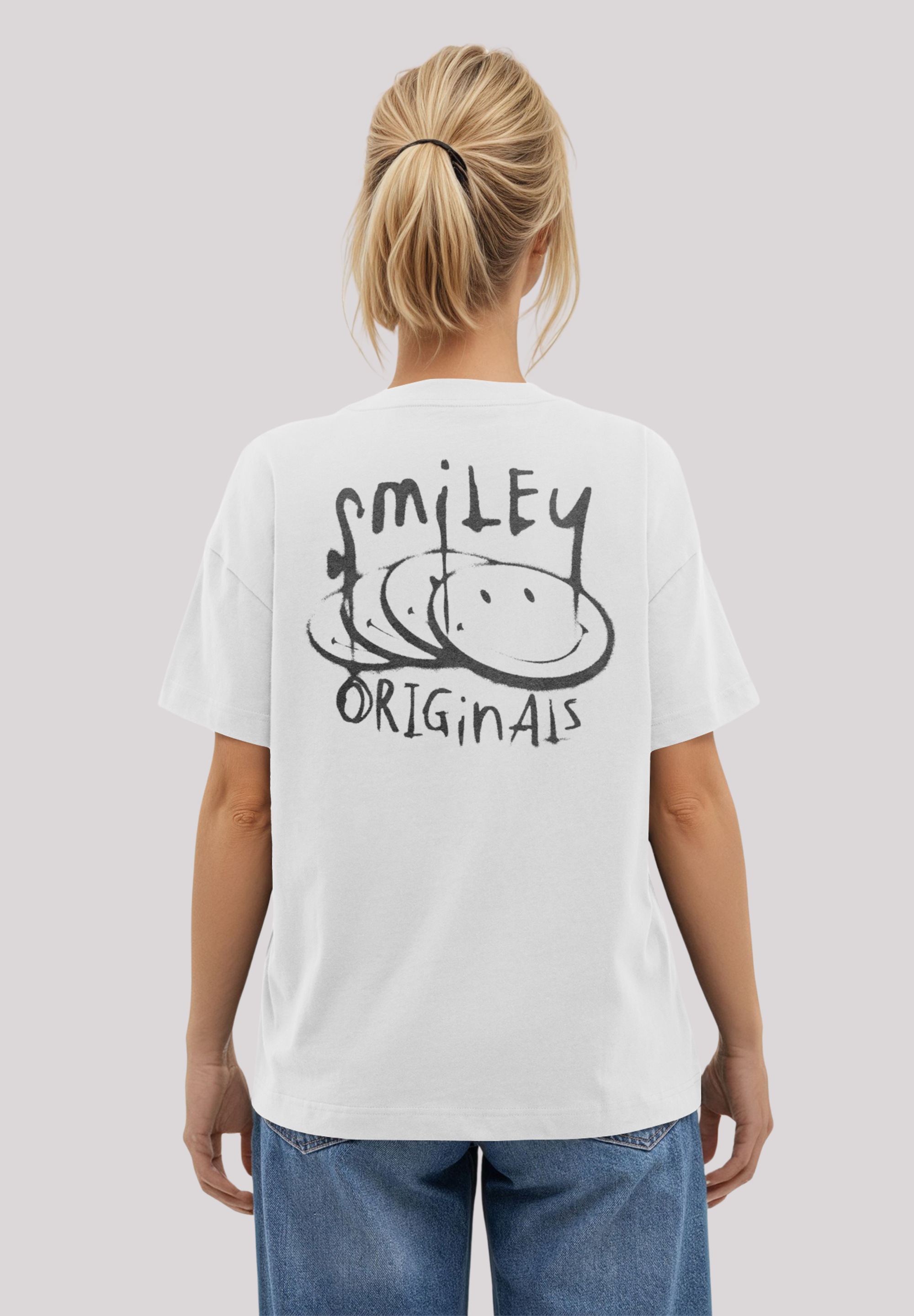 F4NT4STIC T-Shirt »Smiley Originals Punk Drippy Streetwear Graphic«, Premium Qualität