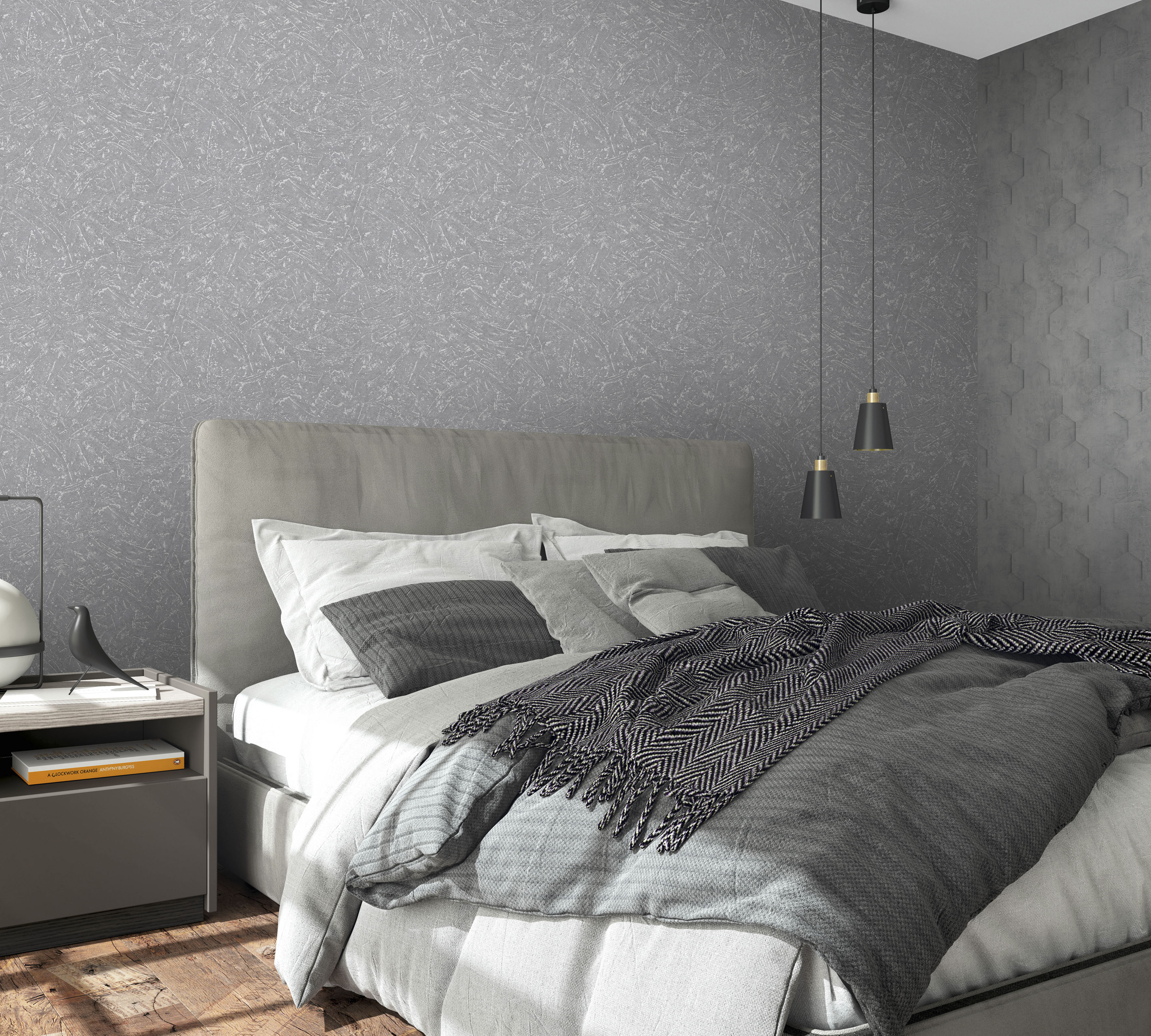 Marburg Vliestapete "Plaster" matt strukturiert moderne Tapete für Wohnzimmer Schlafzimmer Küche