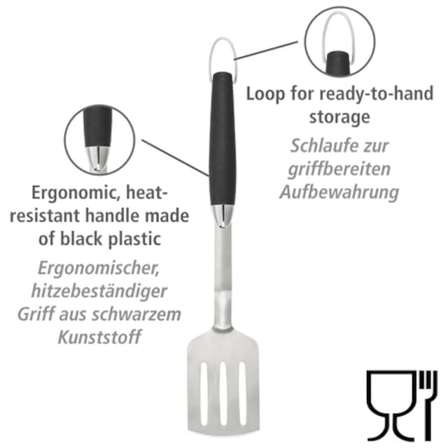 WENKO Grillbesteck-Set »BBQ«, (Set, 3 tlg.), aus rostfreiem Edelstahl und  TPR-Kunststoff (3er-Set) kaufen | BAUR