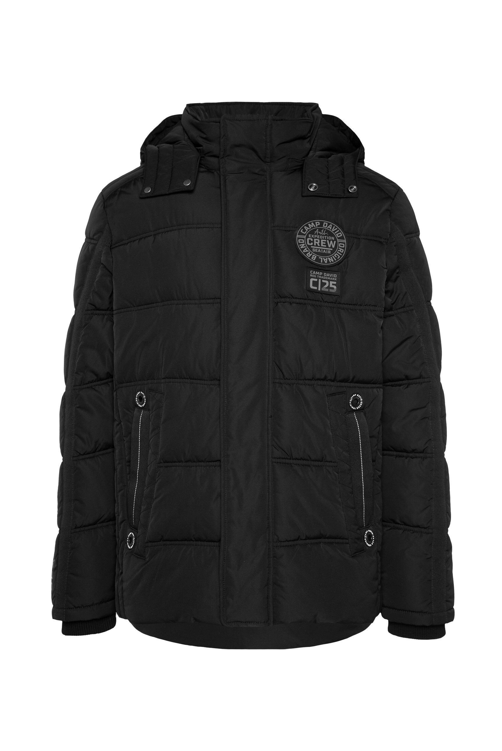 CAMP DAVID Winterjacke mit Kapuze mit Innentaschen günstig online kaufen