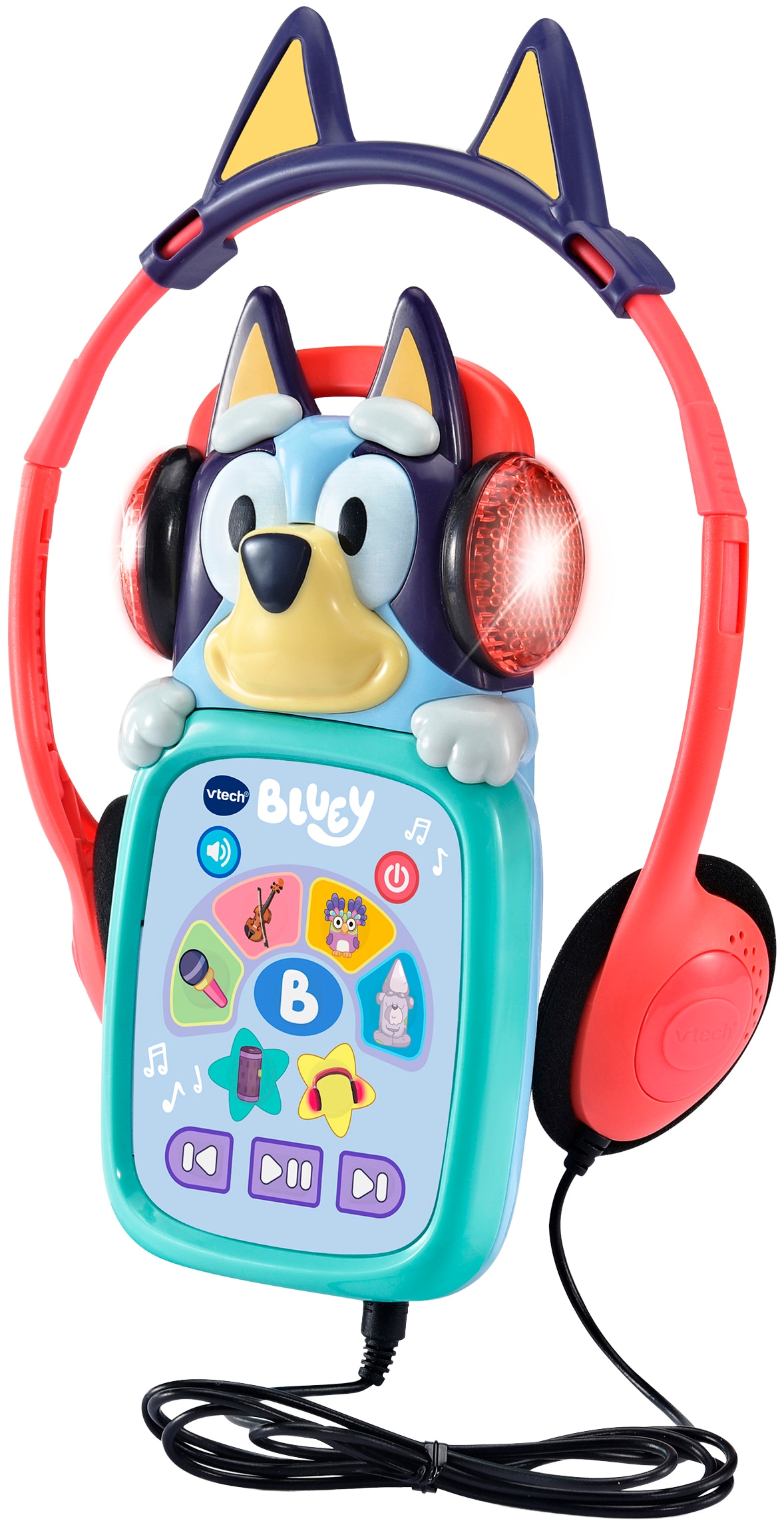 Vtech® Lernspielzeug »Bluey, Leuchtender Musikplayer« mit Licht und Sound