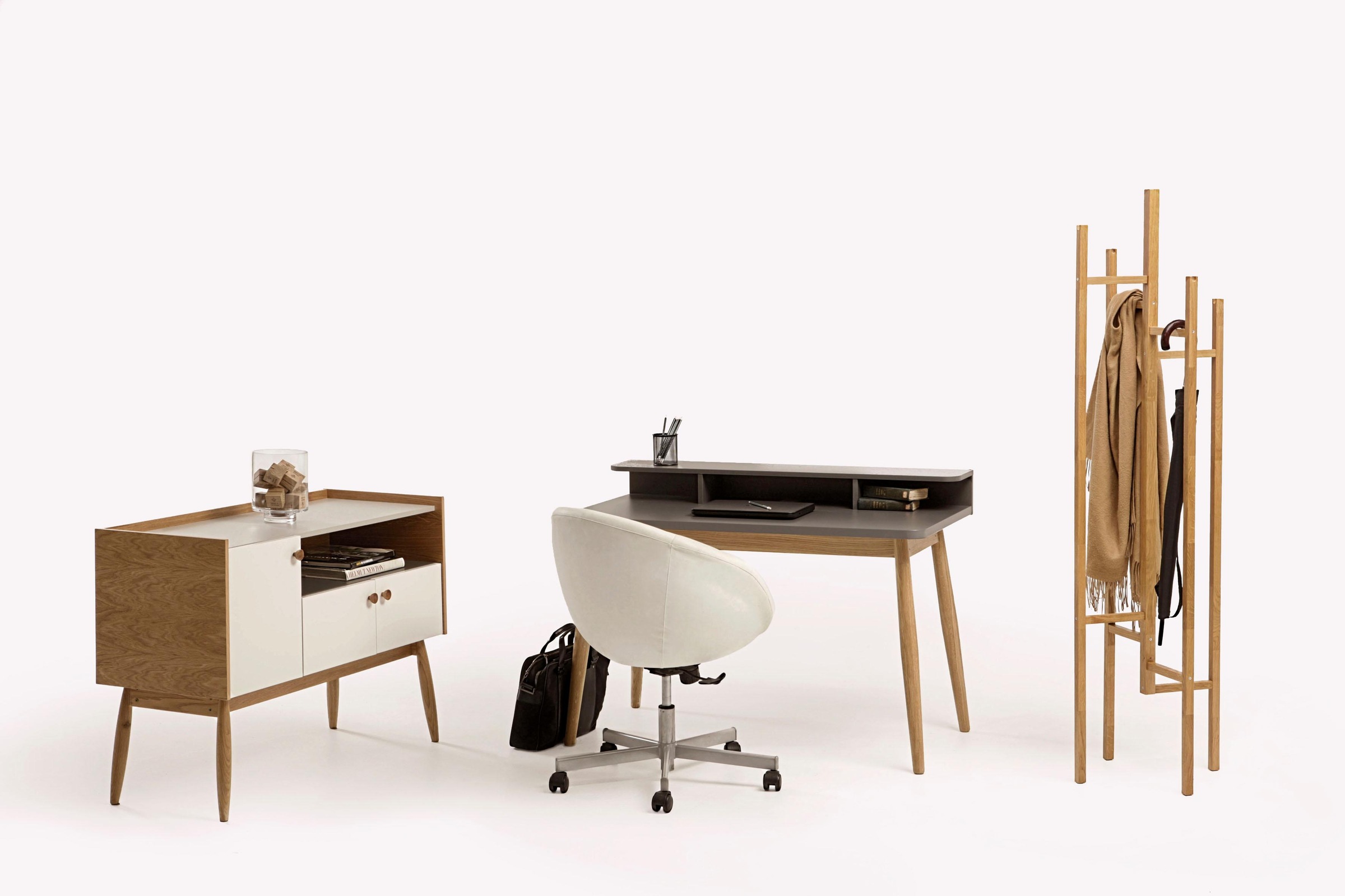 Woodman Sideboard, Kommode im angesagten skandinavischen Look, Breite 115 cm
