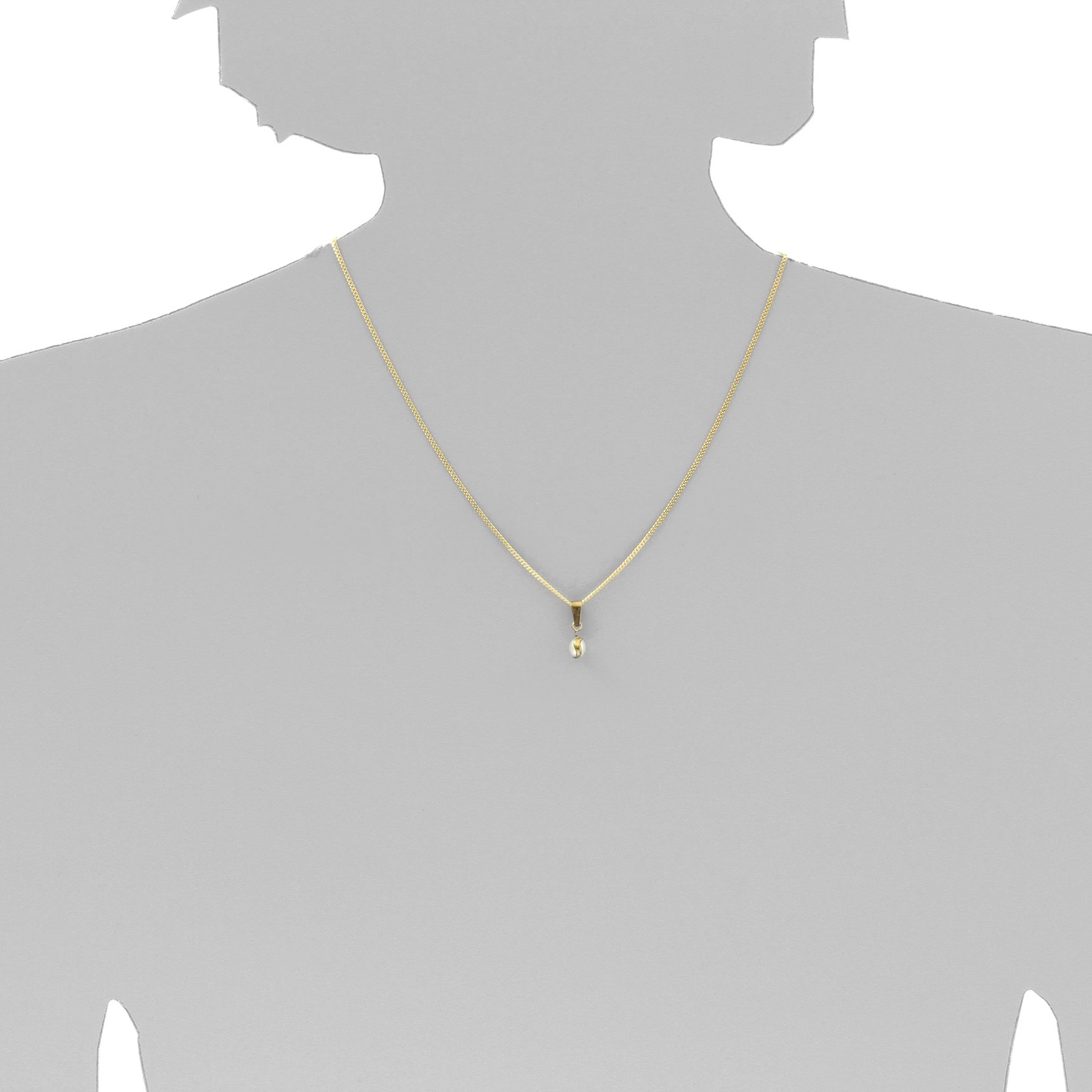 Ostsee-Schmuck Ina Necklace Set Yellow Gold 45 cm 2
