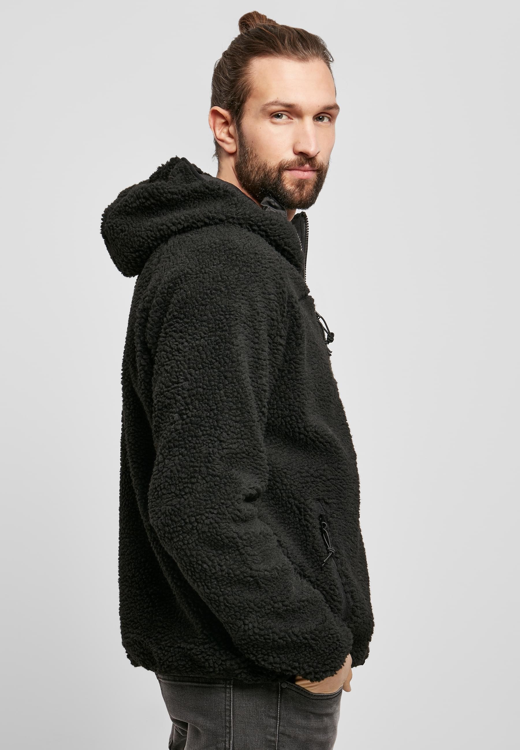 Brandit Anorak »Brandit Herren Teddyfleece Worker Jacket«, (1 St.), mit Kapuze