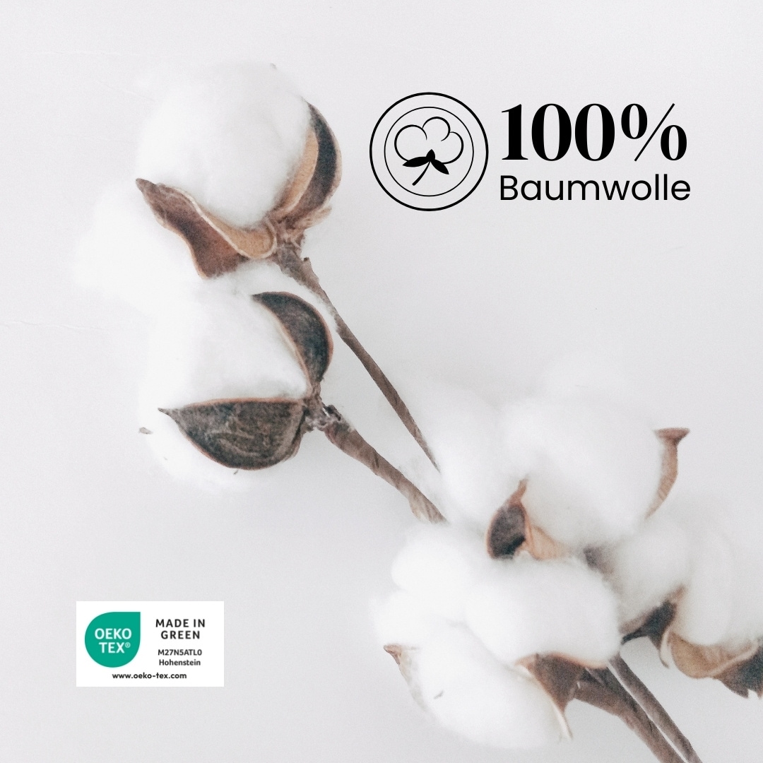 Oh cosy Bettwäsche »Sally aus superweichem Musselin, 135x200cm + 80x80cm«, Made in Green