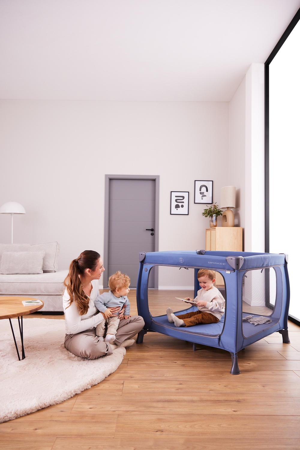 Hauck Baby-Reisebett »Sleep N Play SQ, Set dark green«, inklusive Schaumstoff-Matratze