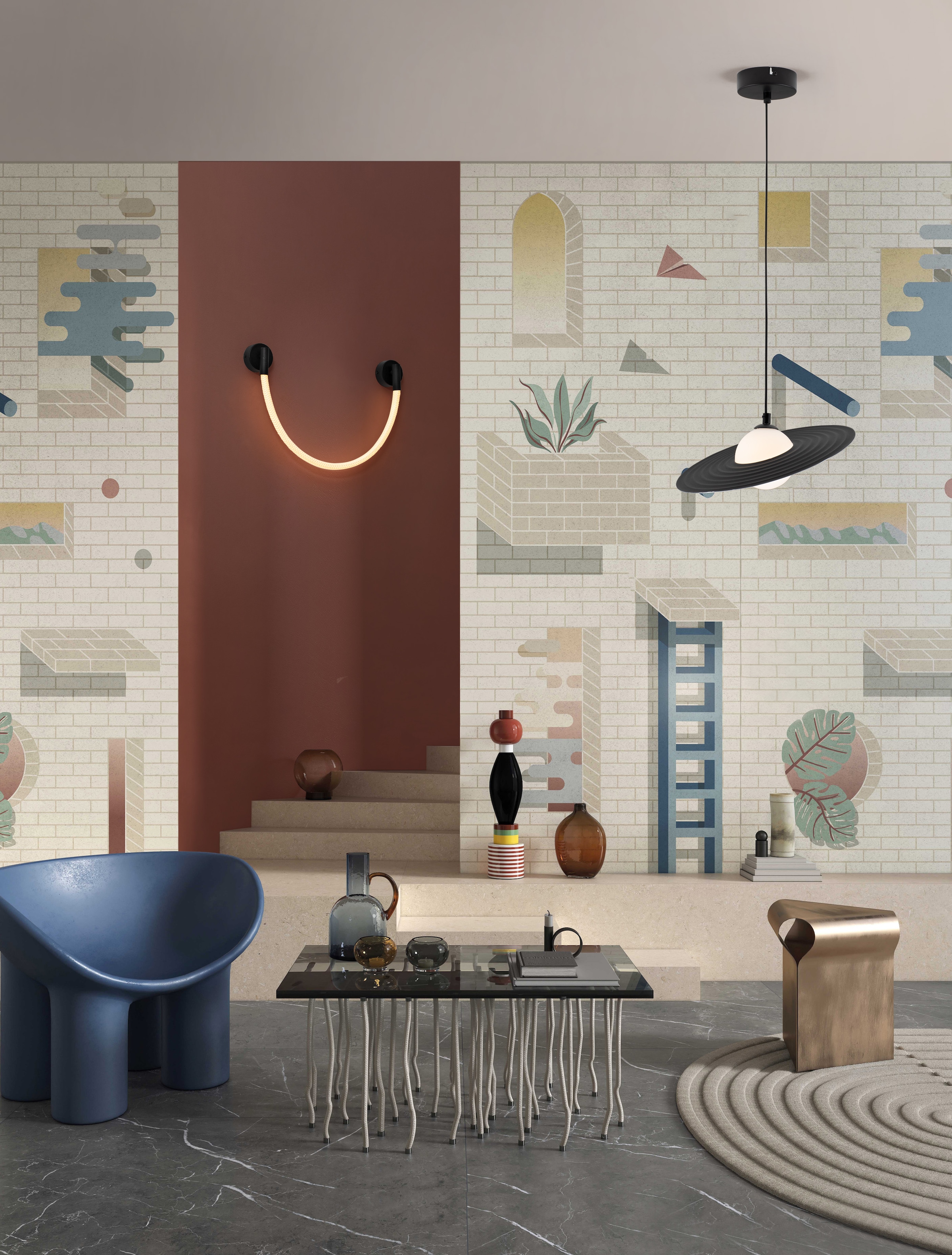 Nova Luce Pendelleuchte »REFLET«, 1 flammig
