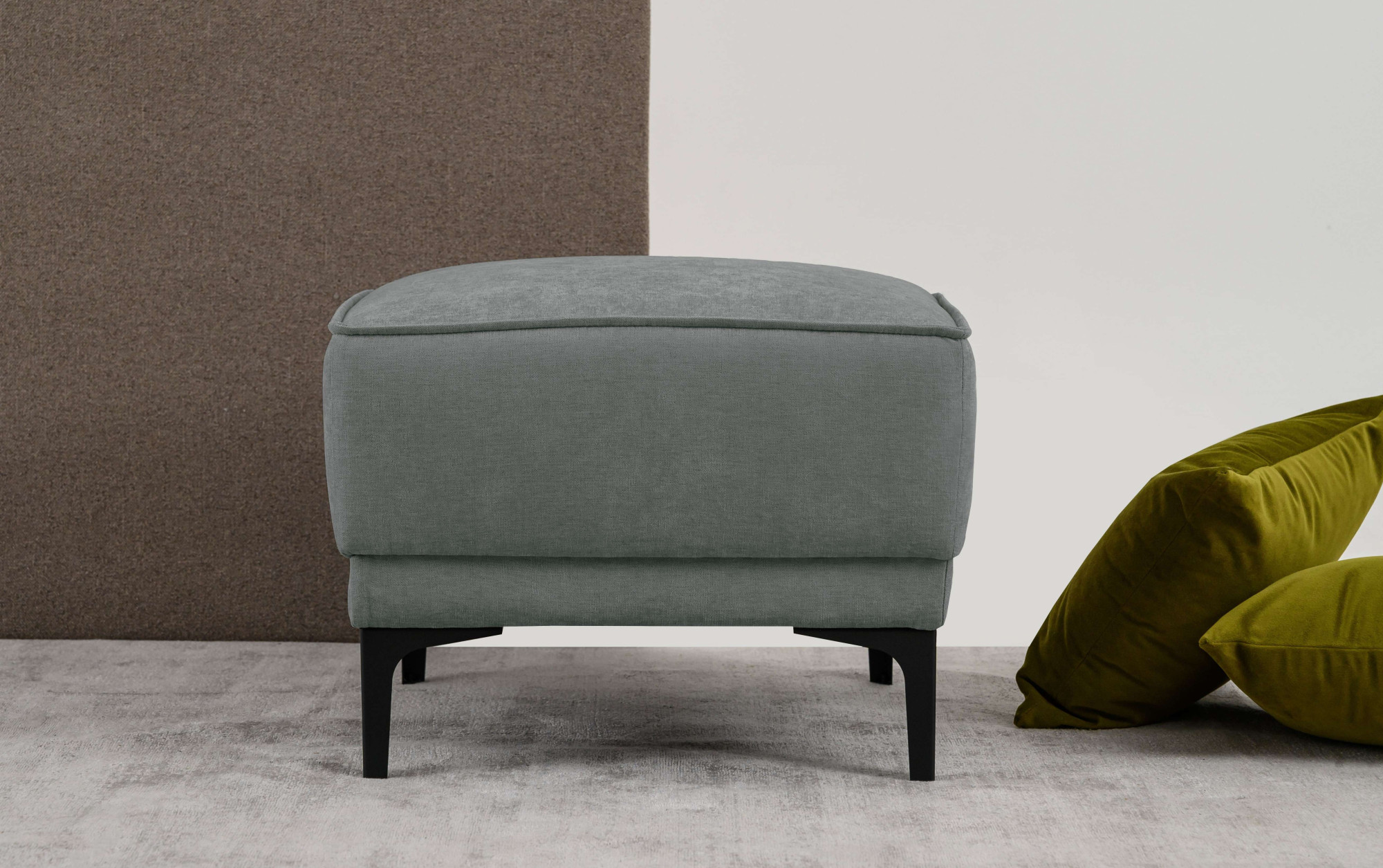 OTTO home Hocker "Oland Struktur fein Polsterhocker" passend zur Serie OLAND