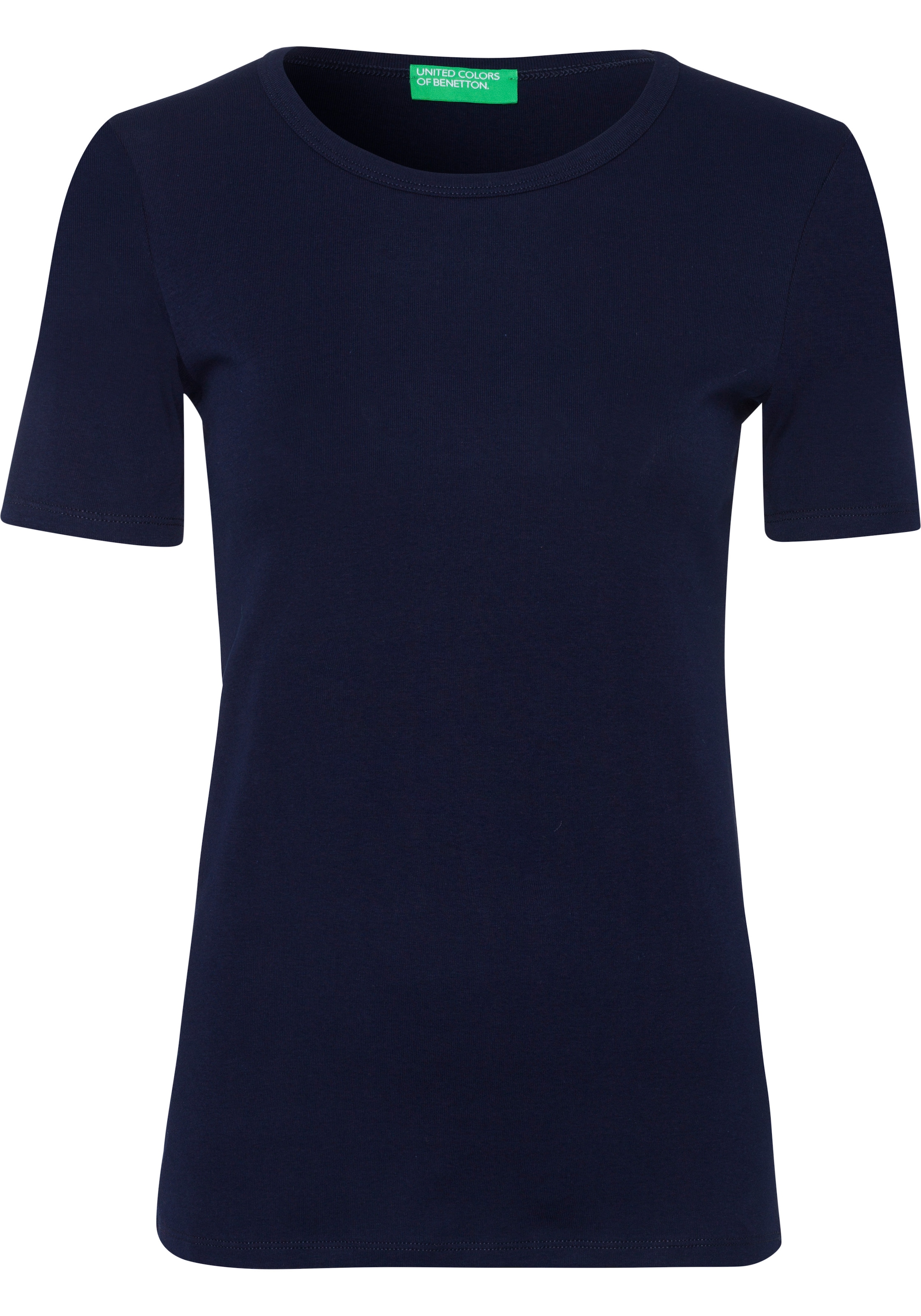 feiner Colors Rippenqualität BAUR of kaufen Benetton in | T-Shirt, United