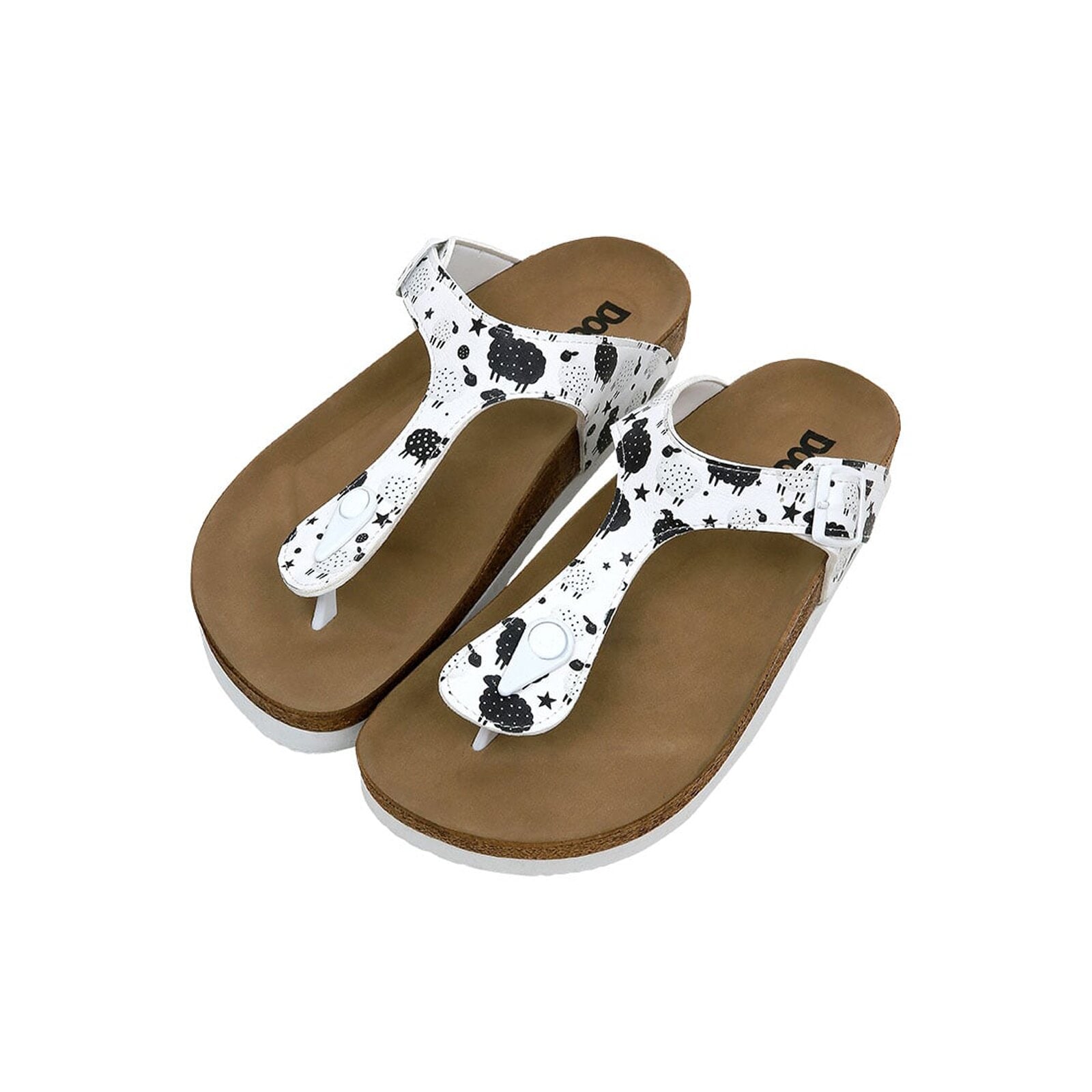 DOGO Zehentrenner »Lila Count Sheeps Damen Sandalen/ Sandaletten / Female«, Vegan
