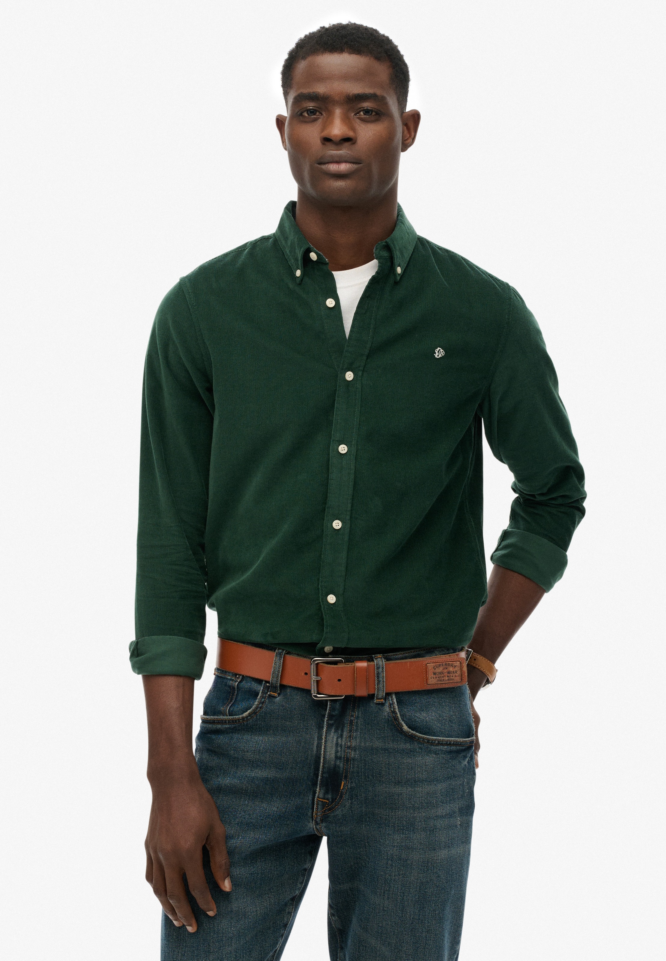 Superdry Langarmhemd "CLASSIC NEEDLE CORD SHIRT" günstig online kaufen