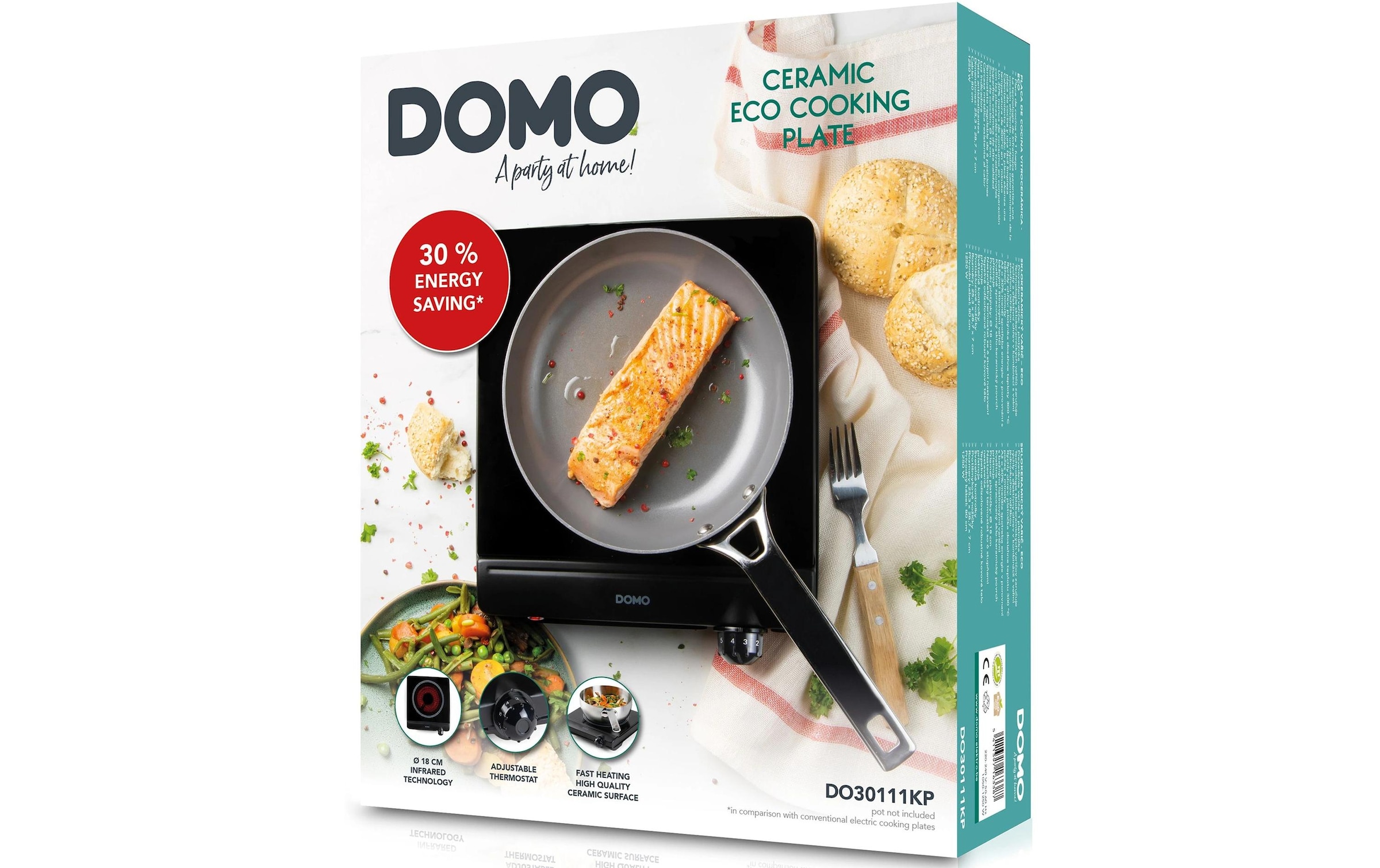 Domo Einzelkochplatte »DO30111KP 1250 W«