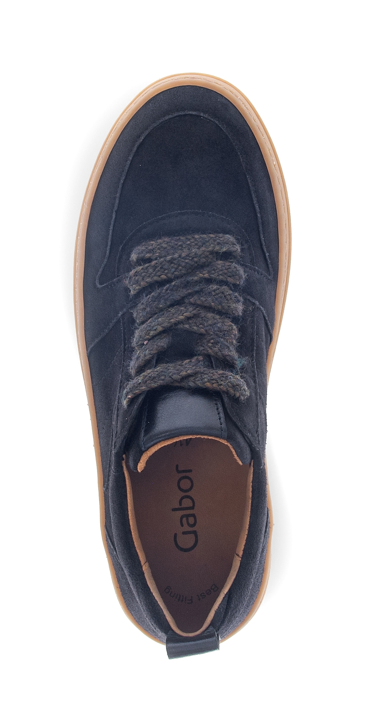 Gabor Plateausneaker, Freizeitschuh, Halbschuh, Schnürschuh mit Best Fitting-Ausstattung