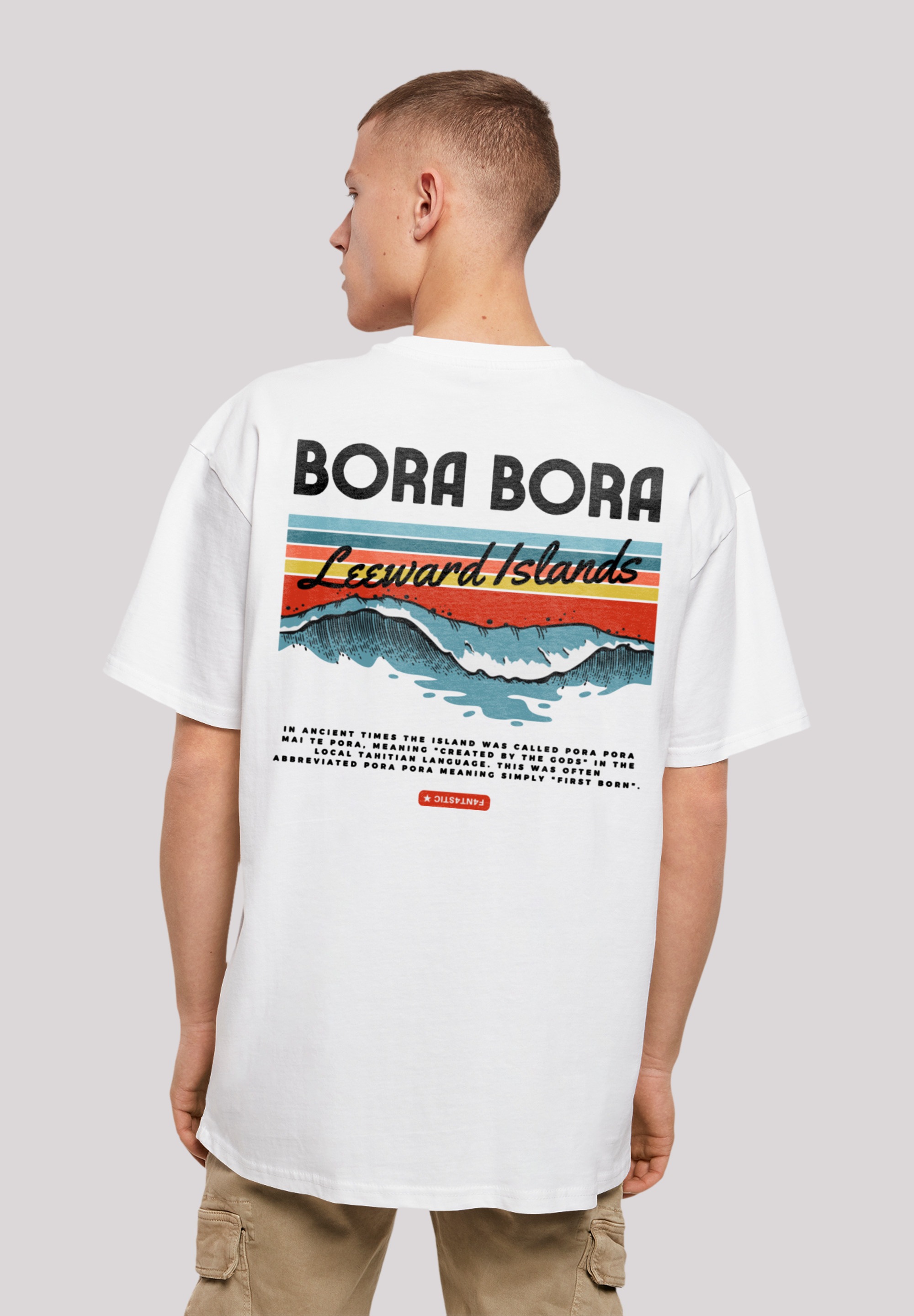 F4NT4STIC T-Shirt »Bora Bora Leewards Island«, Print