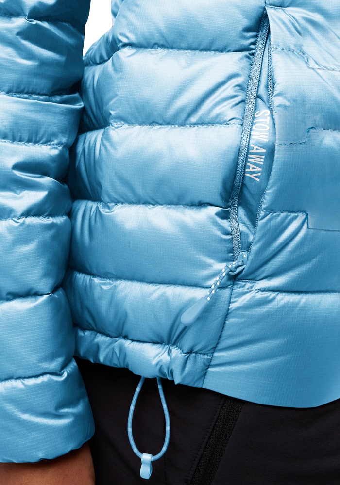 Jack Wolfskin Daunenjacke »PASSAMANI DOWN HOODY W RDS«, mit Kapuze