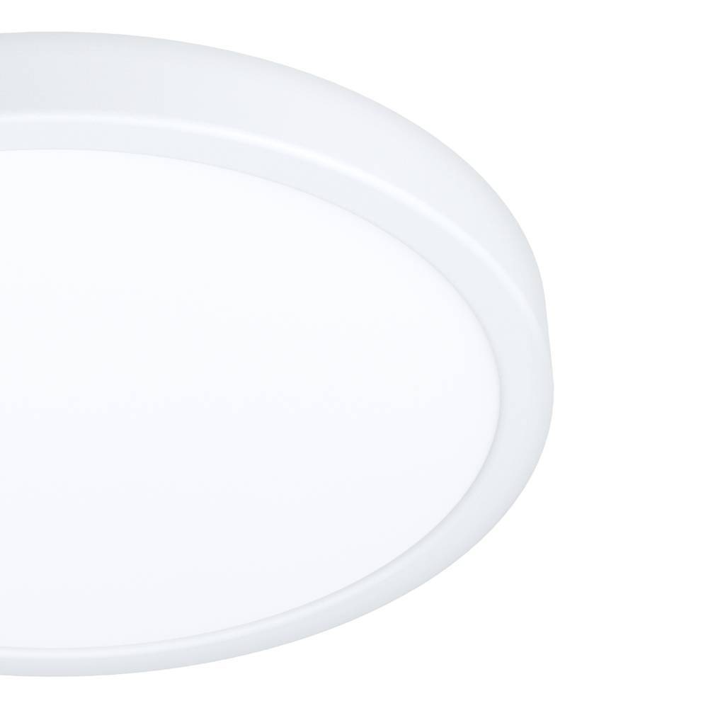 EGLO Deckenleuchte »FUEVA 5 Deckenlampe, IP44, geringe Aufbauhöhe, 20 Watt, Rund«, Leuchtmittel LED-Modul | LED fest integriert, Aufbauleuchte, Badezimmer, Bad-Deckenlampe, modern, 28,5x2,8cm