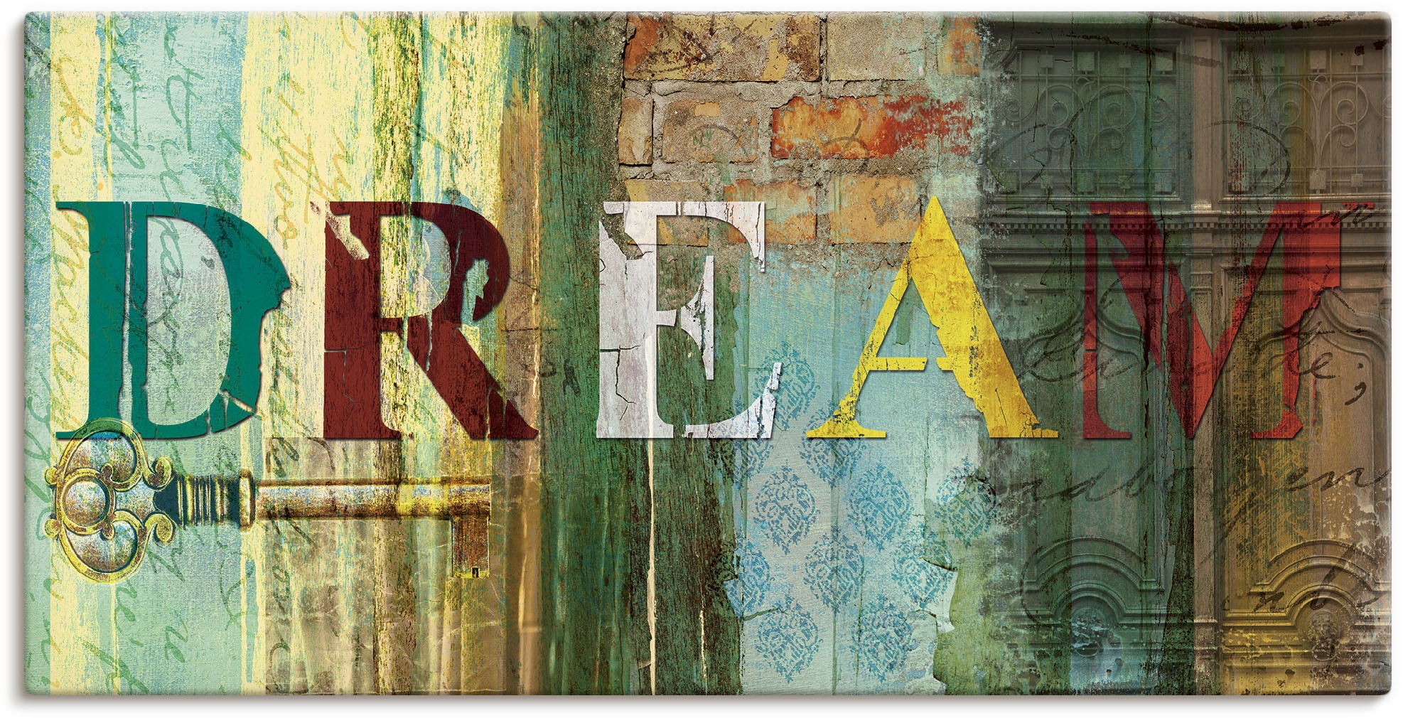 Artland "Traum" Sprüche & Texte 1 Stk. tlg. als Leinwandbild, Poster in ver günstig online kaufen