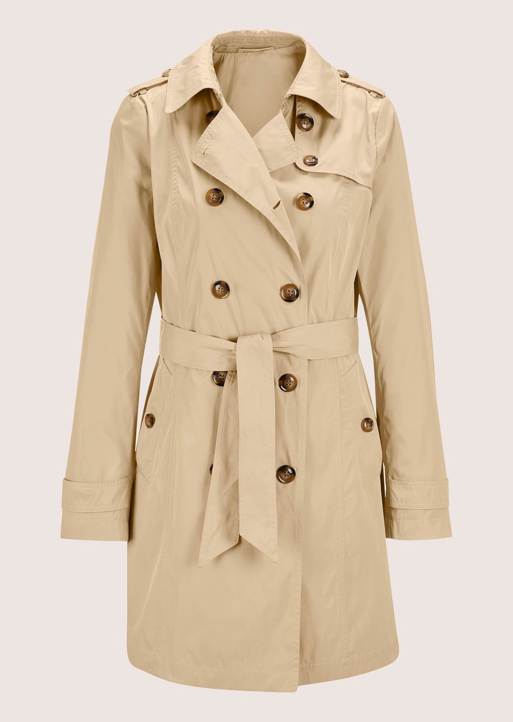 MADELEINE "Trenchcoat Kurzer Trenchcoat mit Bindegürtel"