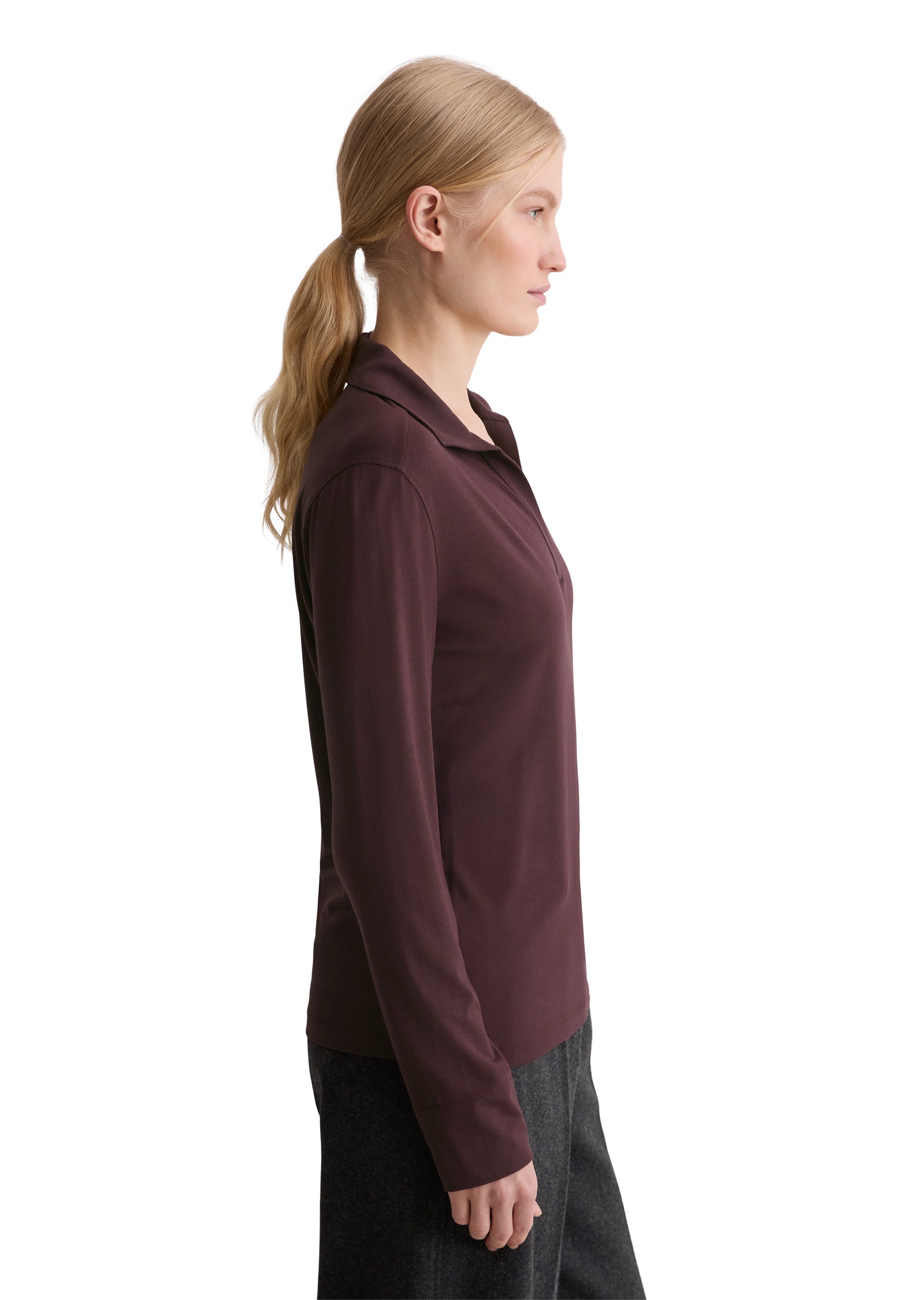 Marc OPolo Blusenshirt "aus Viskose-Modal-Mix" günstig online kaufen