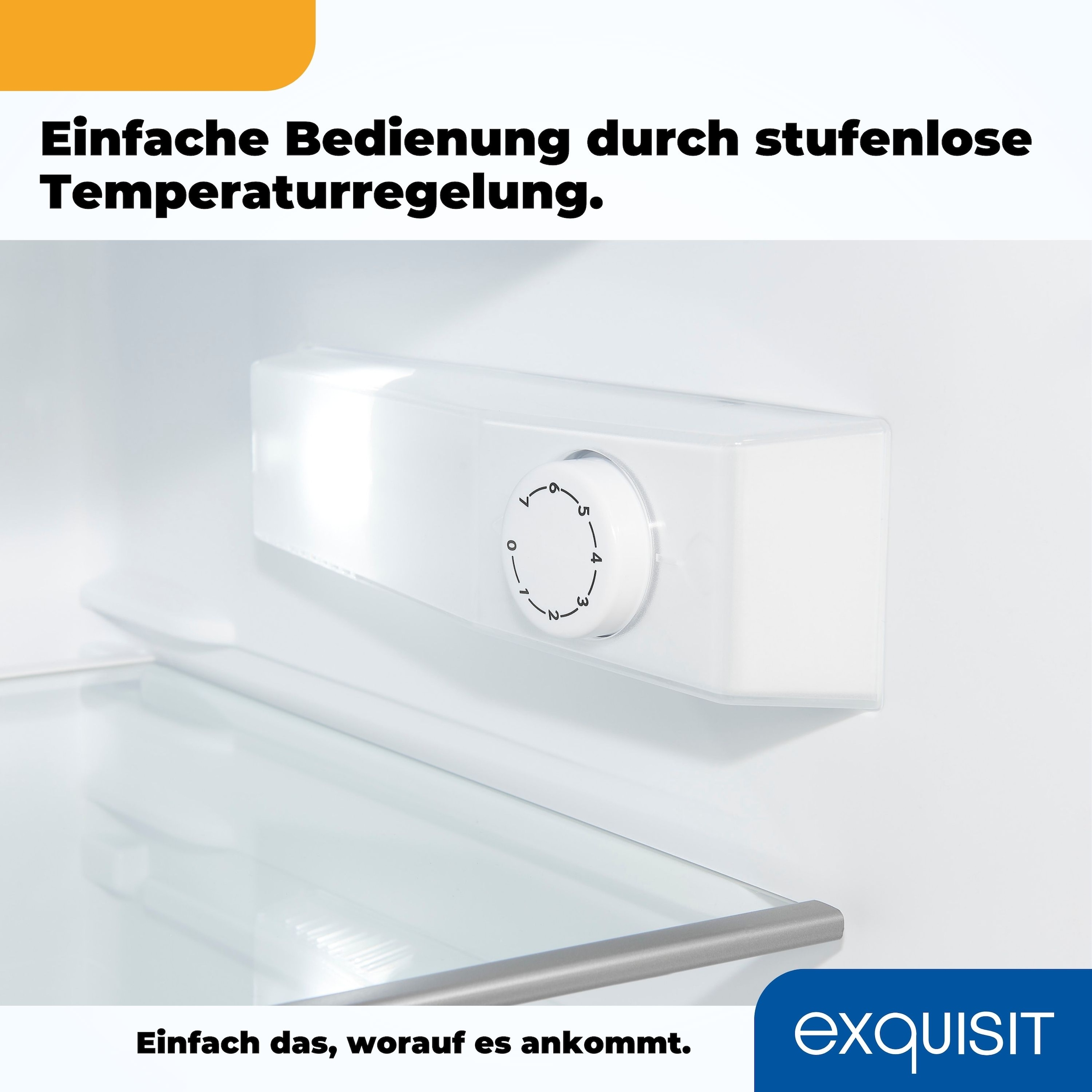exquisit Kühlschrank »KS16-V-H-010D weiss«, Energieeffizienzklasse D, 133 Liter Nutzinhalt