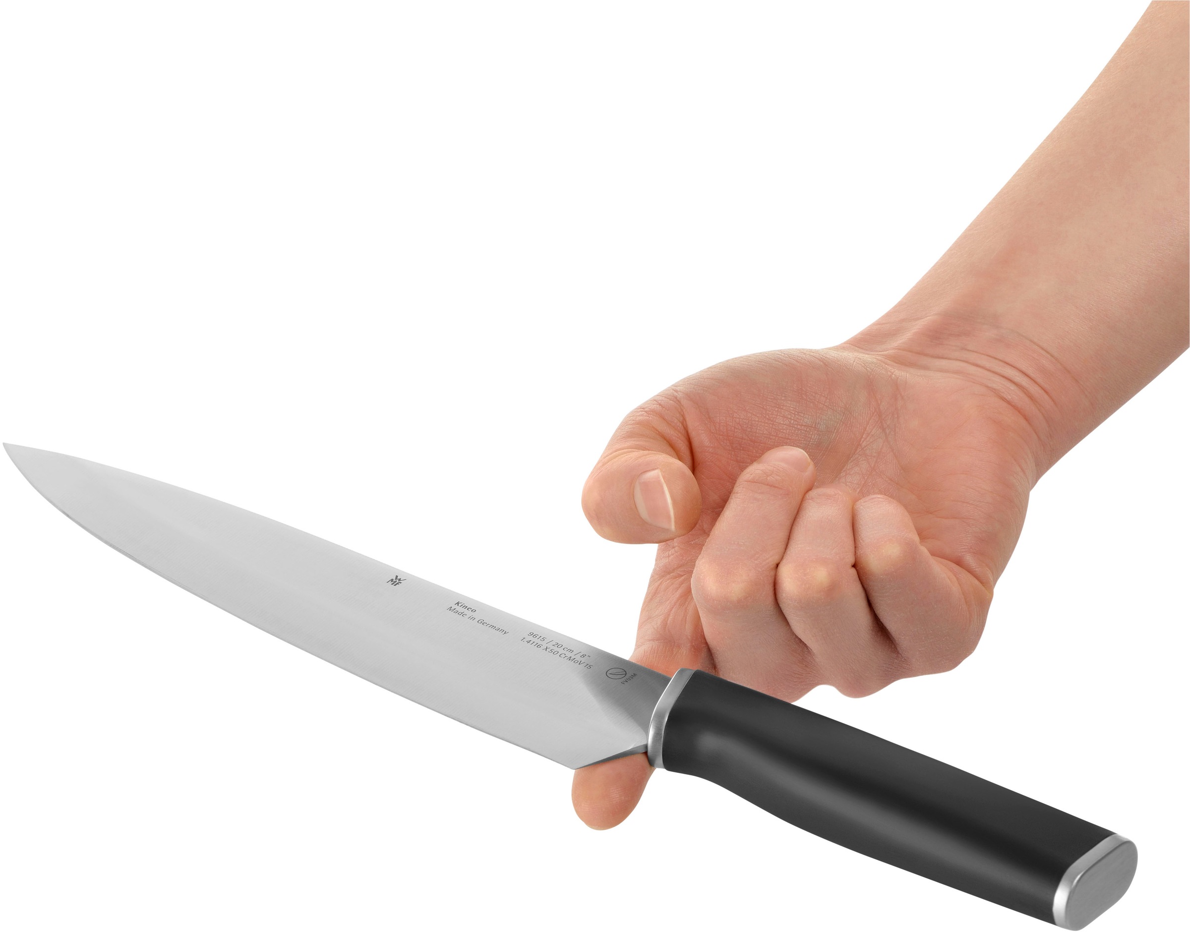 WMF Kochmesser »Kineo«, (1 tlg.), 20 cm, hochwertiger Edelstahl, ausgezeichnete Balance, ergonomisch