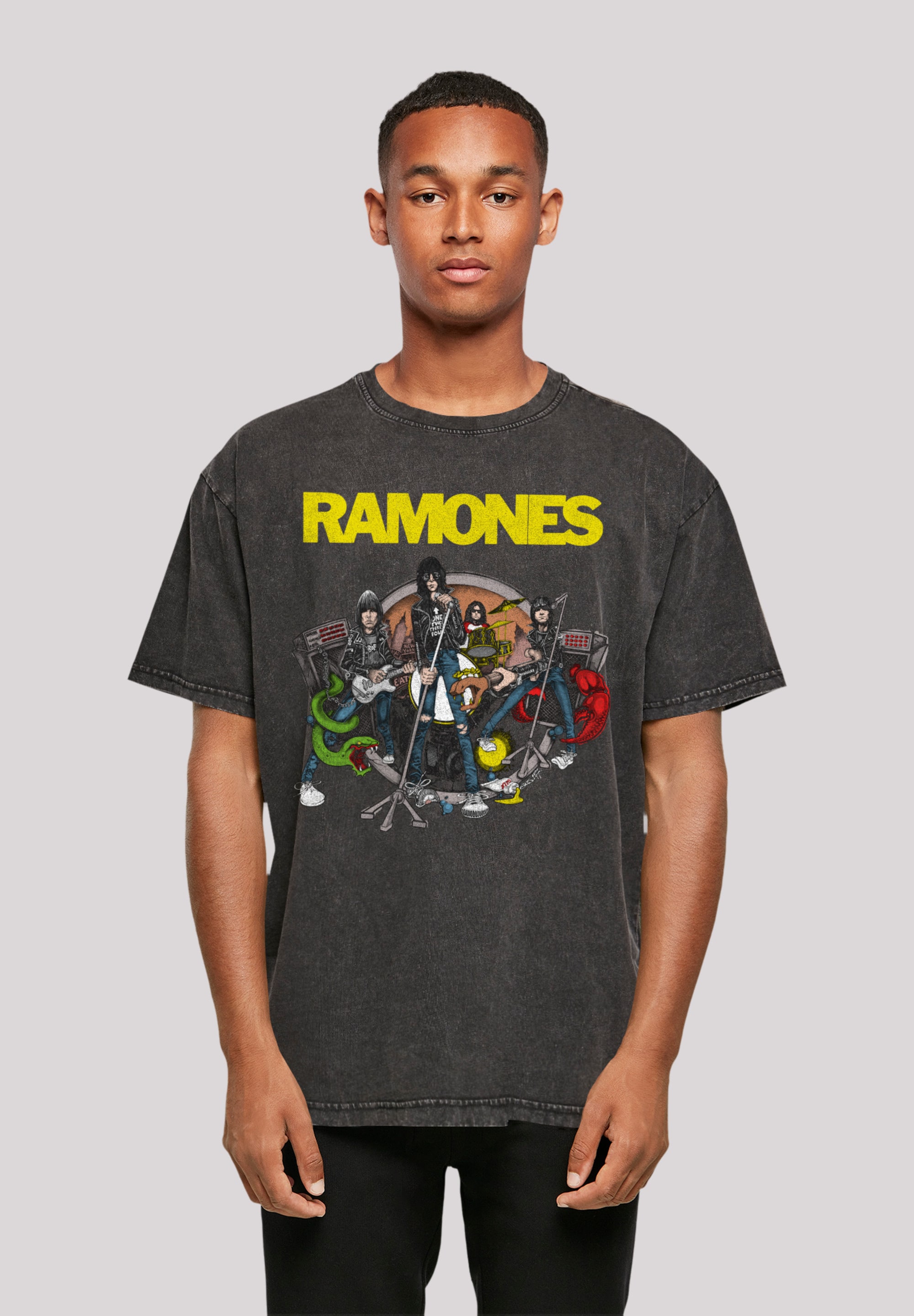 F4NT4STIC T-Shirt »Ramones Rock Band Road ▷ To | Band, für Qualität, Premium Musik Rock-Musik BAUR Ruin«