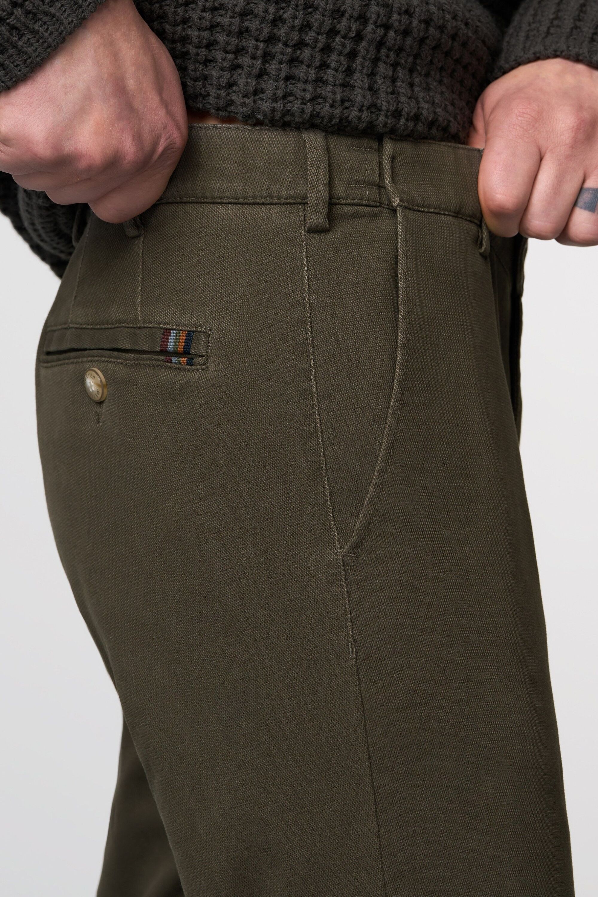 MEYER Chinos »Oslo«, aus Bio-Baumwolle