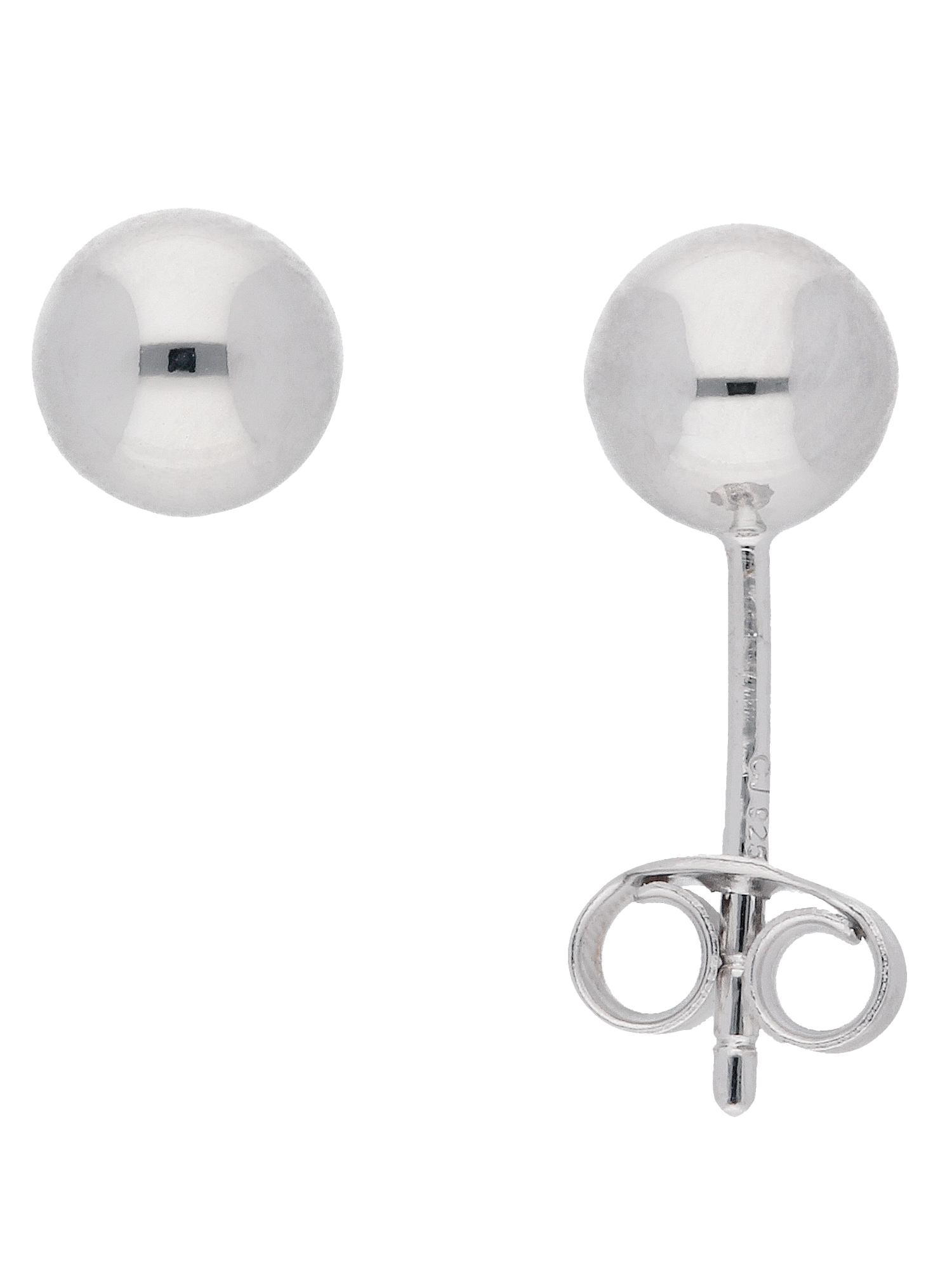 Adelia´s Paar Ohrhänger »925 Silber Ohrringe Ohrstecker Ø 6 mm«,  Silberschmuck für Damen online kaufen | BAUR