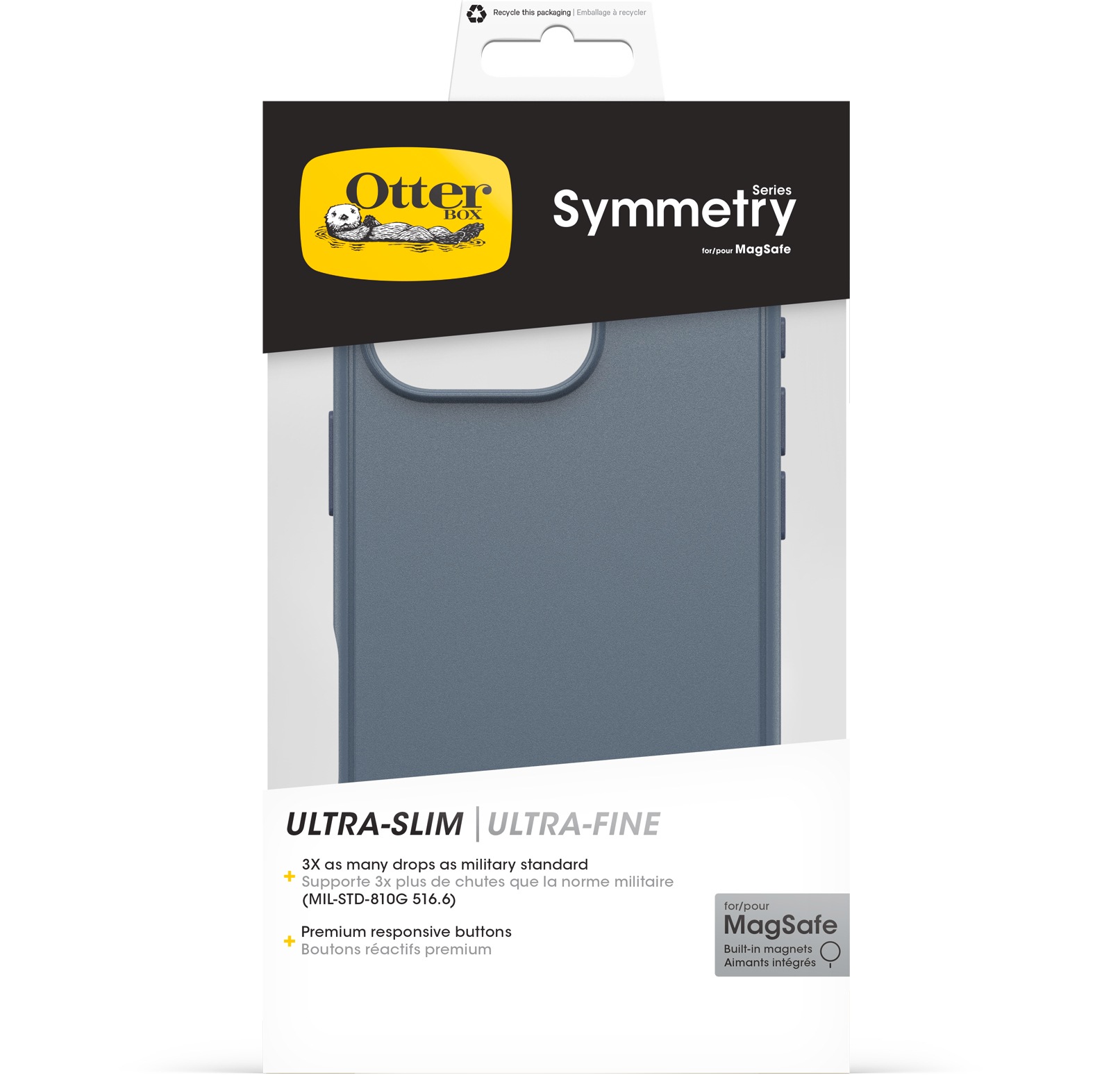 Otterbox Handyhülle »Symmetry für Apple iPhone 16 Pro«, iPhone 16, Backcover, Schutzhülle, Handyschutzhülle, Case, Schutzcase, stoßfest