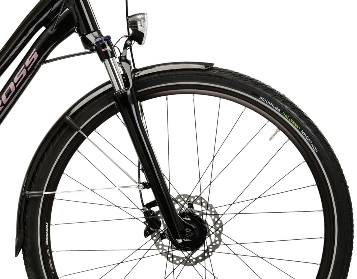 Kross Trekkingrad »Trekkingrad Trans 7.0 schwarz 20 Gänge«, 20 Gang, Shimano, CUES U6020 Schaltwerk, Kettenschaltung