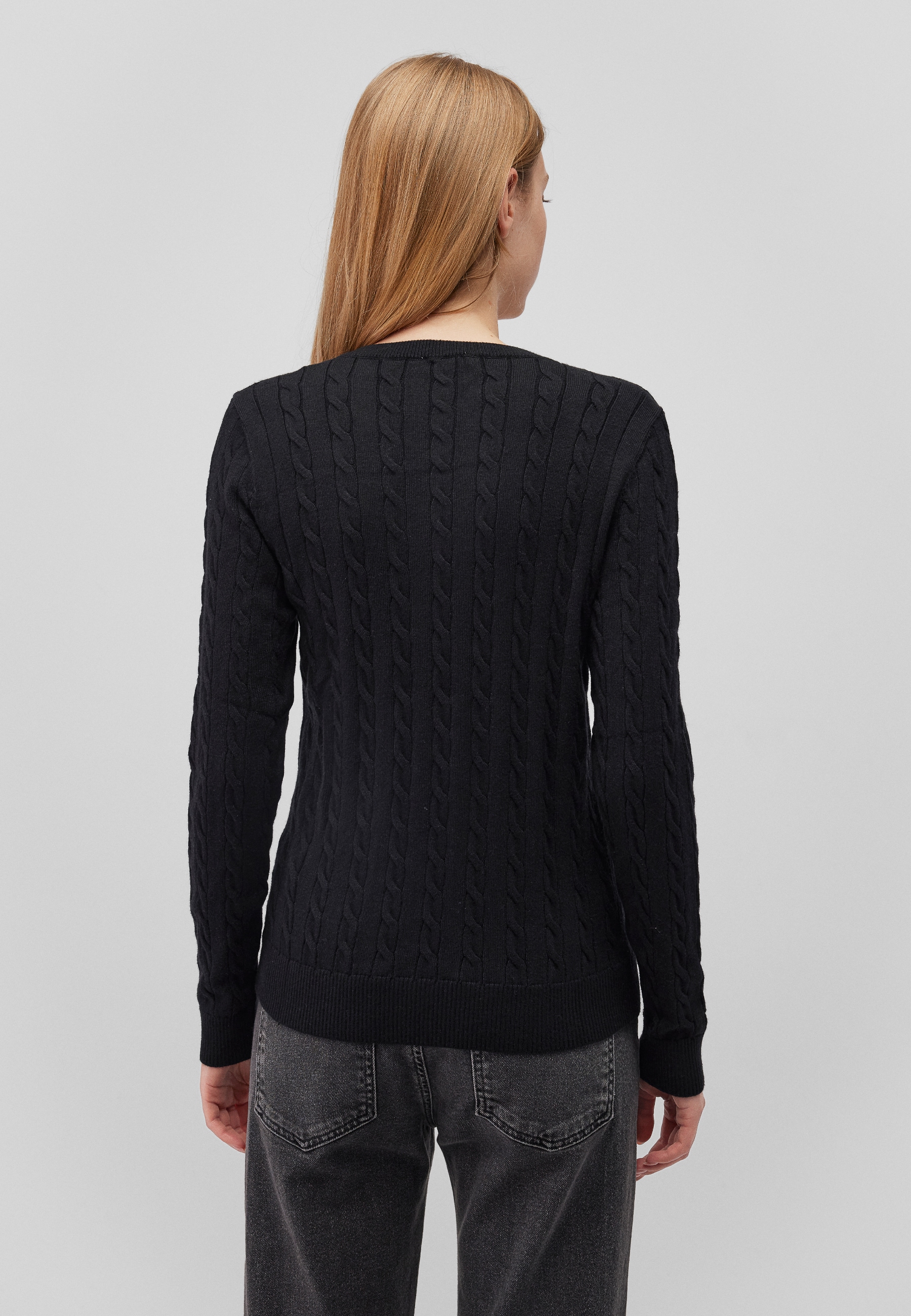 Mavi V-Ausschnitt-Pullover »V-NECK SWEATER«, Pullover Feinstrick