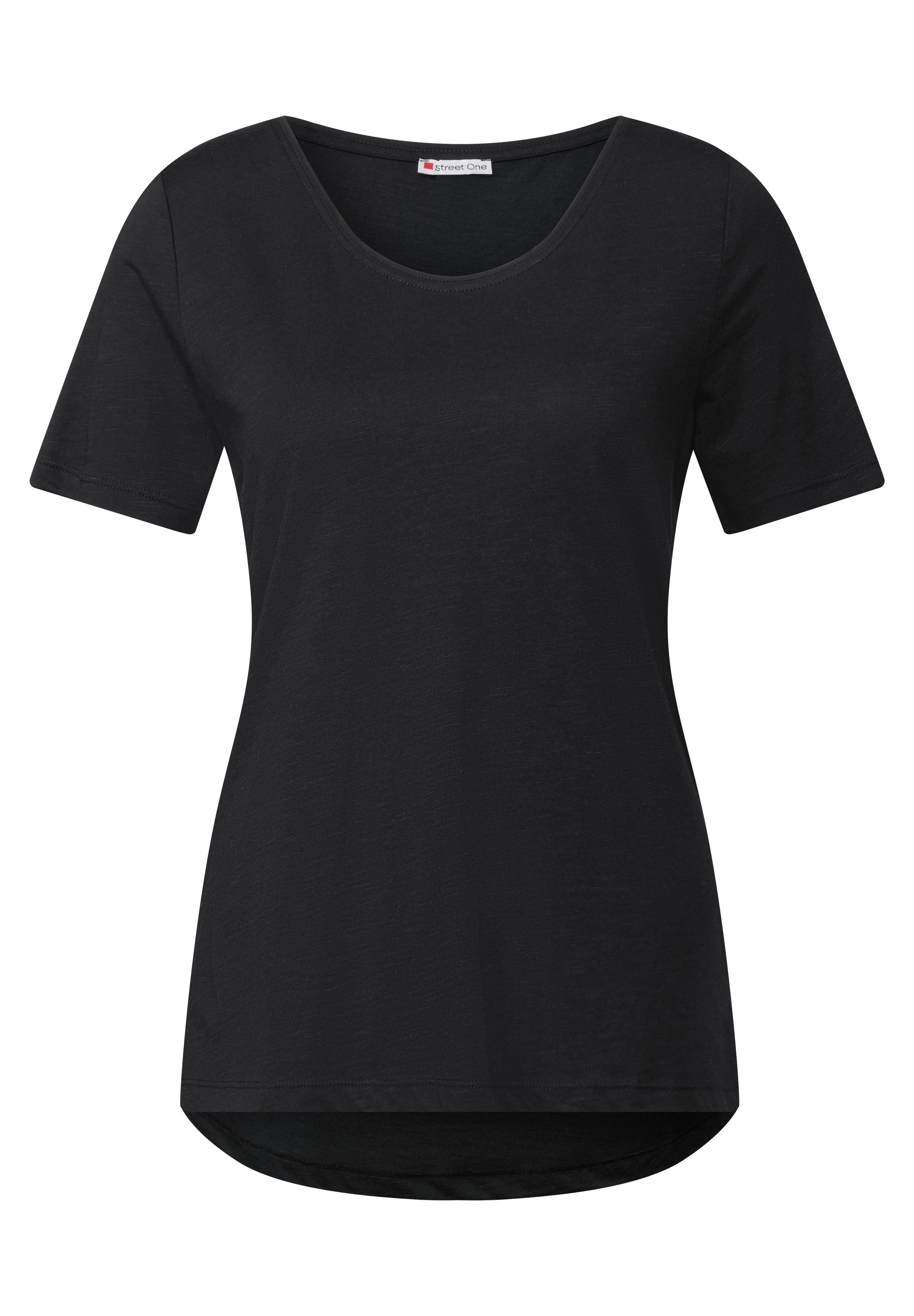 STREET ONE V-Shirt, im soften Baumwoll-Mix