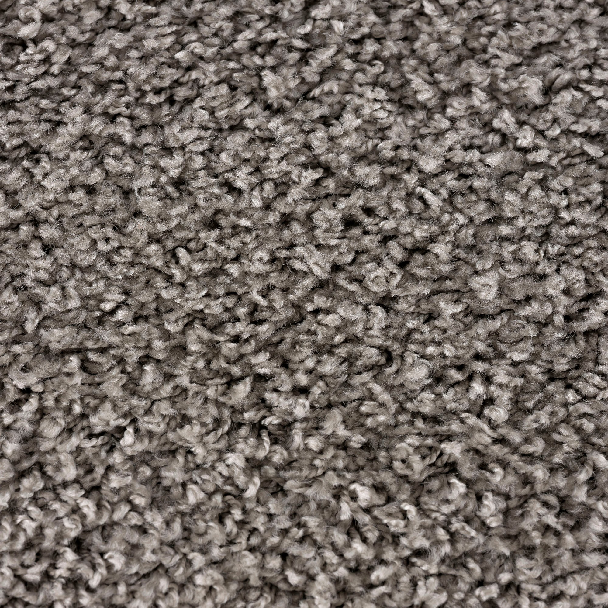Hochflor-Teppich SANAT "LOCA", grau (hellgrau), H:30mm Ø:120cm, Kunstfaser, Teppiche, Wohnzimmer, Langflor, Shaggy, Schlafzimmer 2