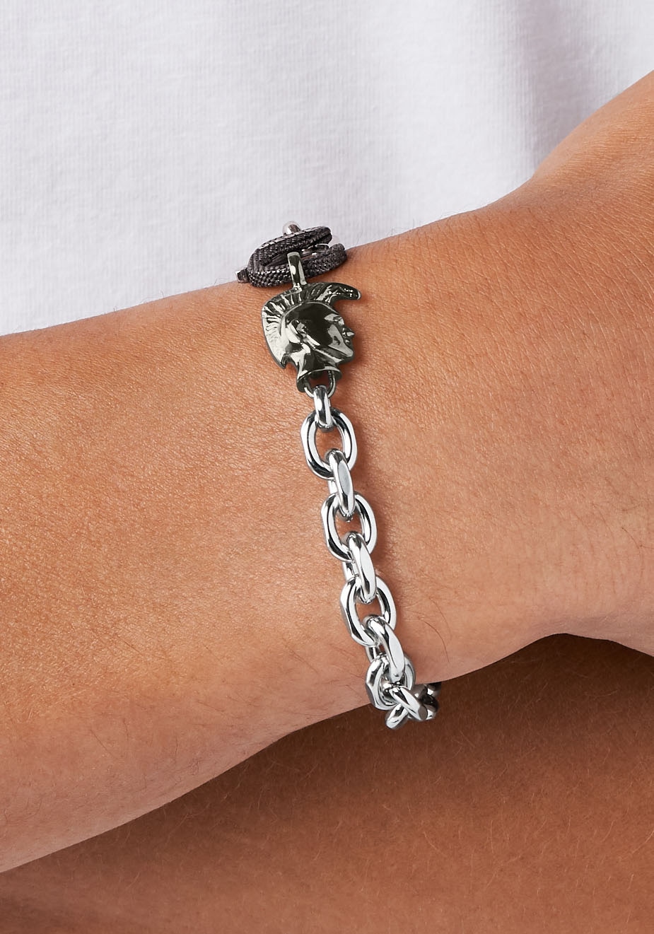 Diesel Armband »Schmuck Edelstahl Armschmuck Ankerkette STEEL«