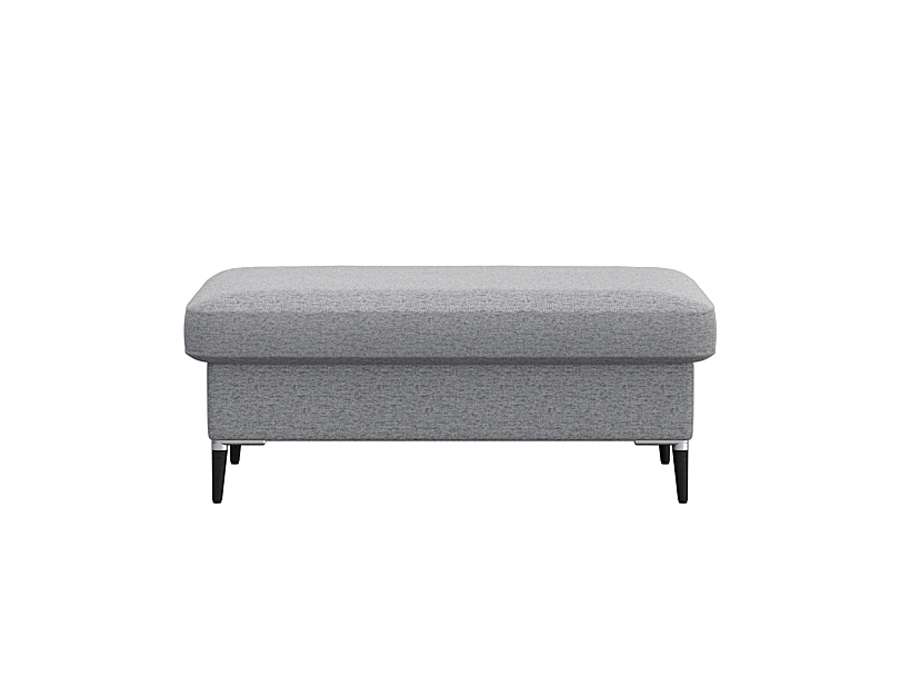 Thumbnail - FLEXLUX Pouf "Fiore", Kaltschaum, Füße Alu+schwarz