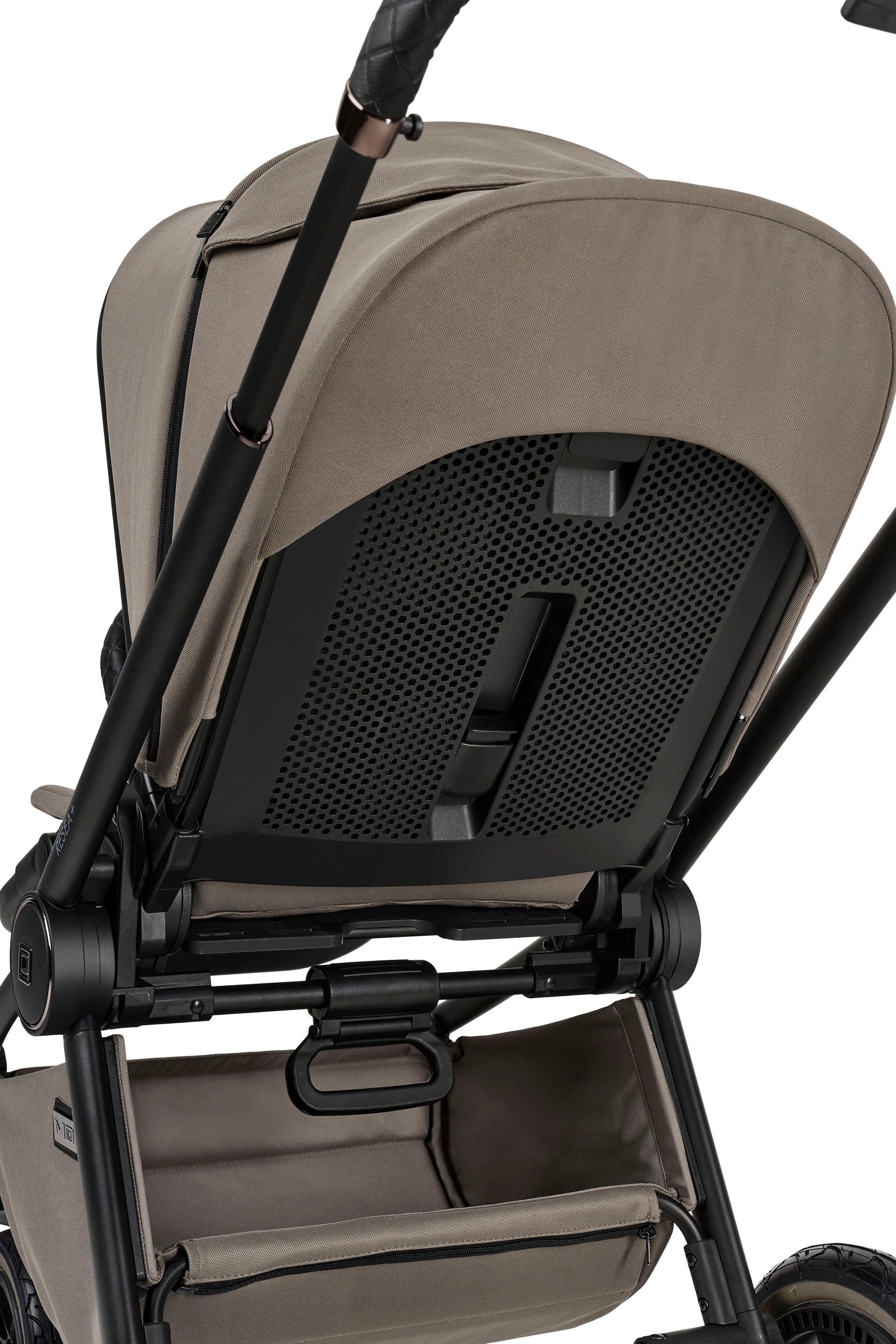 Moon Kombi-Kinderwagen »Resea+, mud/black matt«, mit Luftreifen