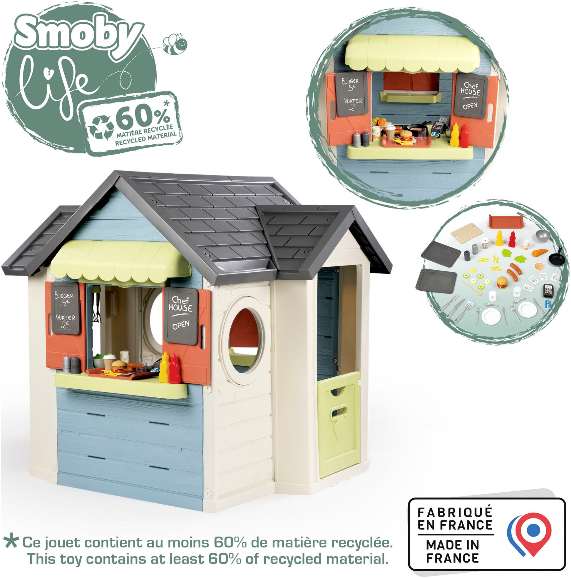 Smoby Spielhaus »Smoby Life, Chef«, Made in Europe