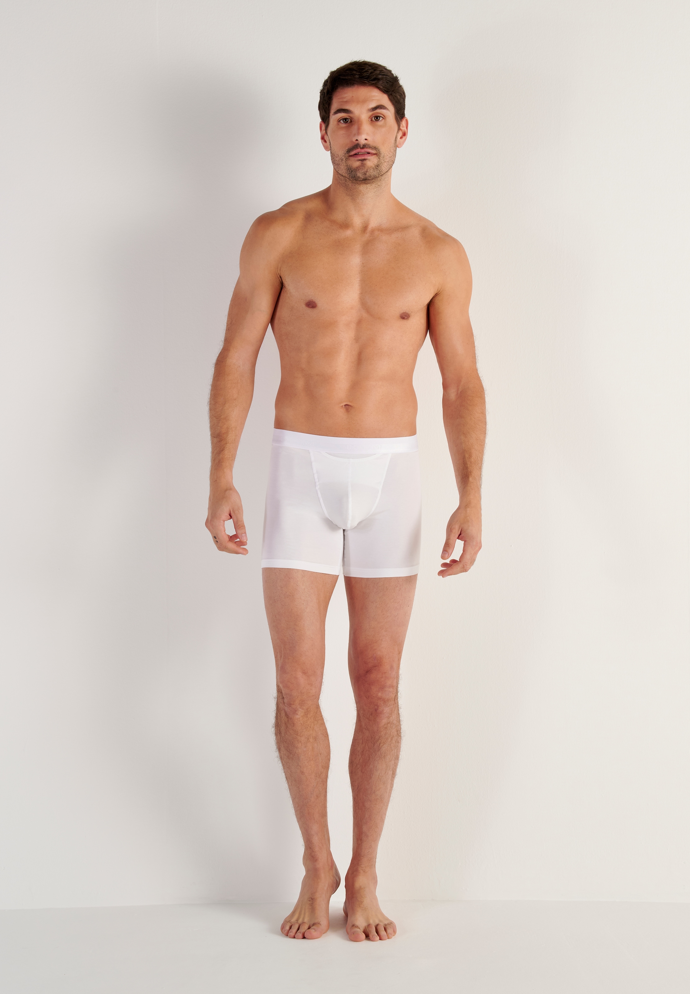 Hom Langer Boxer "HO1" ultraweich, Cotton-Mix, elastisch, längeres Bein