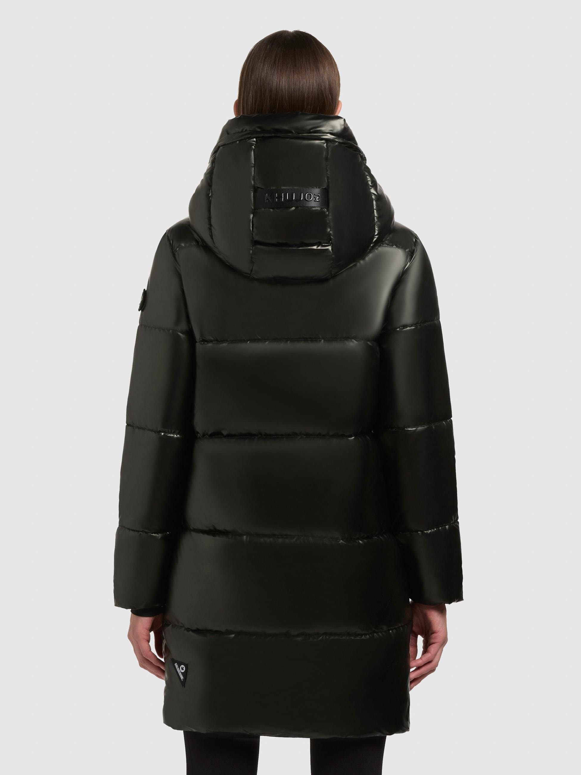 khujo Steppmantel »Haya Shiny-YM«, Wasserdichter gesteppter Damen Winter Kurzmantel