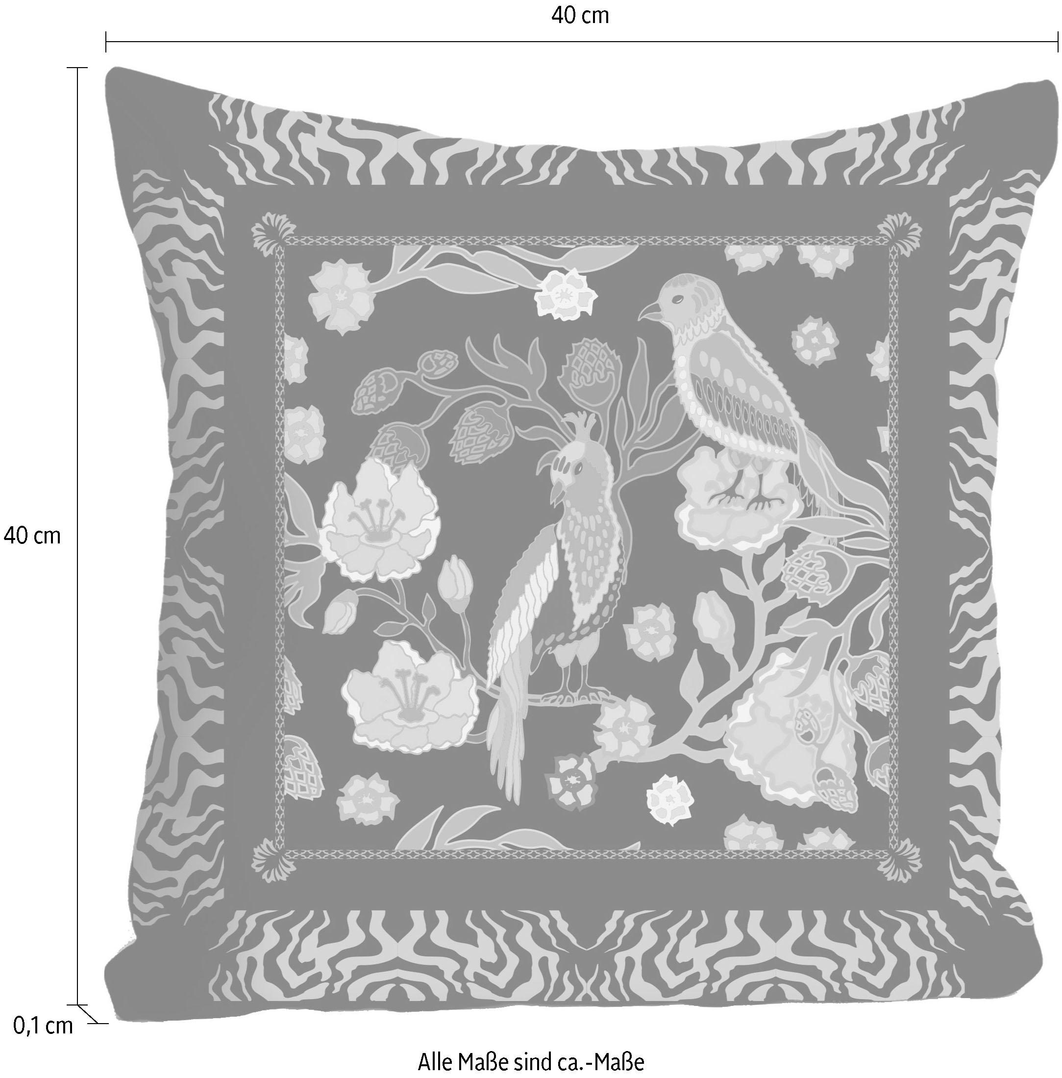 queence Dekokissen »Vögel« Kissenhülle ohne Füllung, 1 Stück