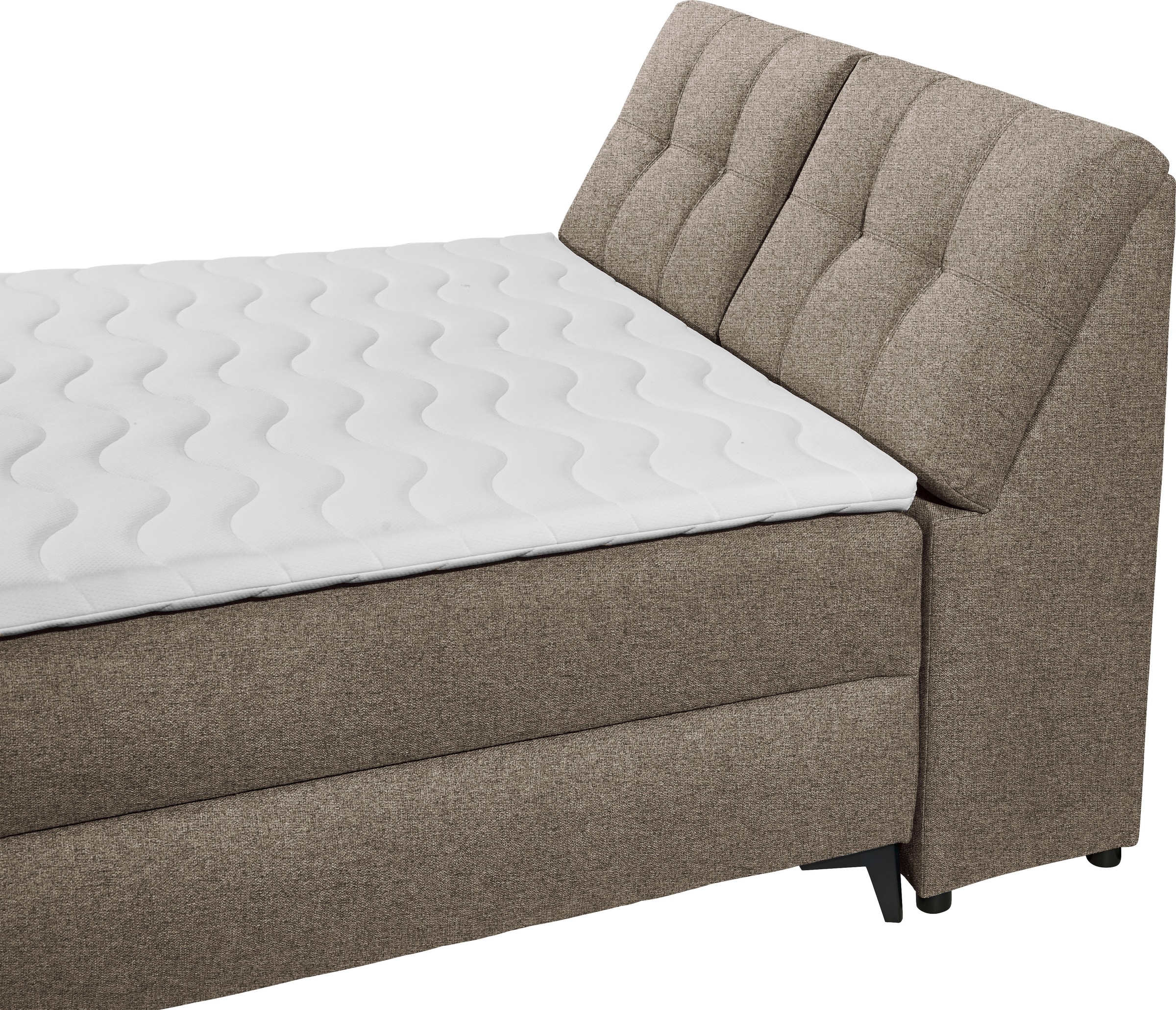 ED EXCITING DESIGN Boxbett »Atlantis«, mit Bettkasten und Stauraum im Kopfteil