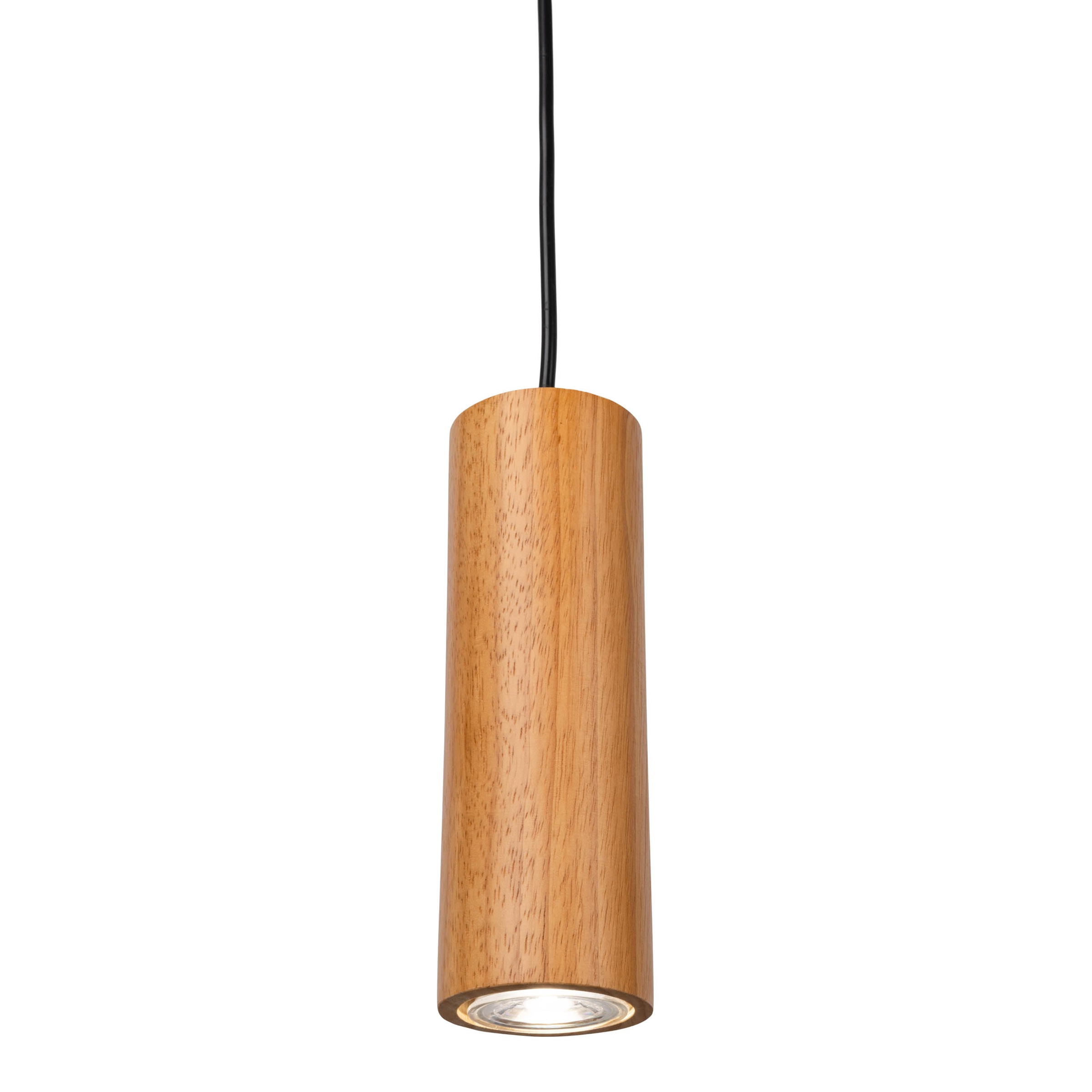 näve Pendelleuchte »Cusco« E14 | GU10 1 Stk. exkl. 3x E14/2x GU10, Mix aus Metall und Holz, H: 150cm, schwarz/natur