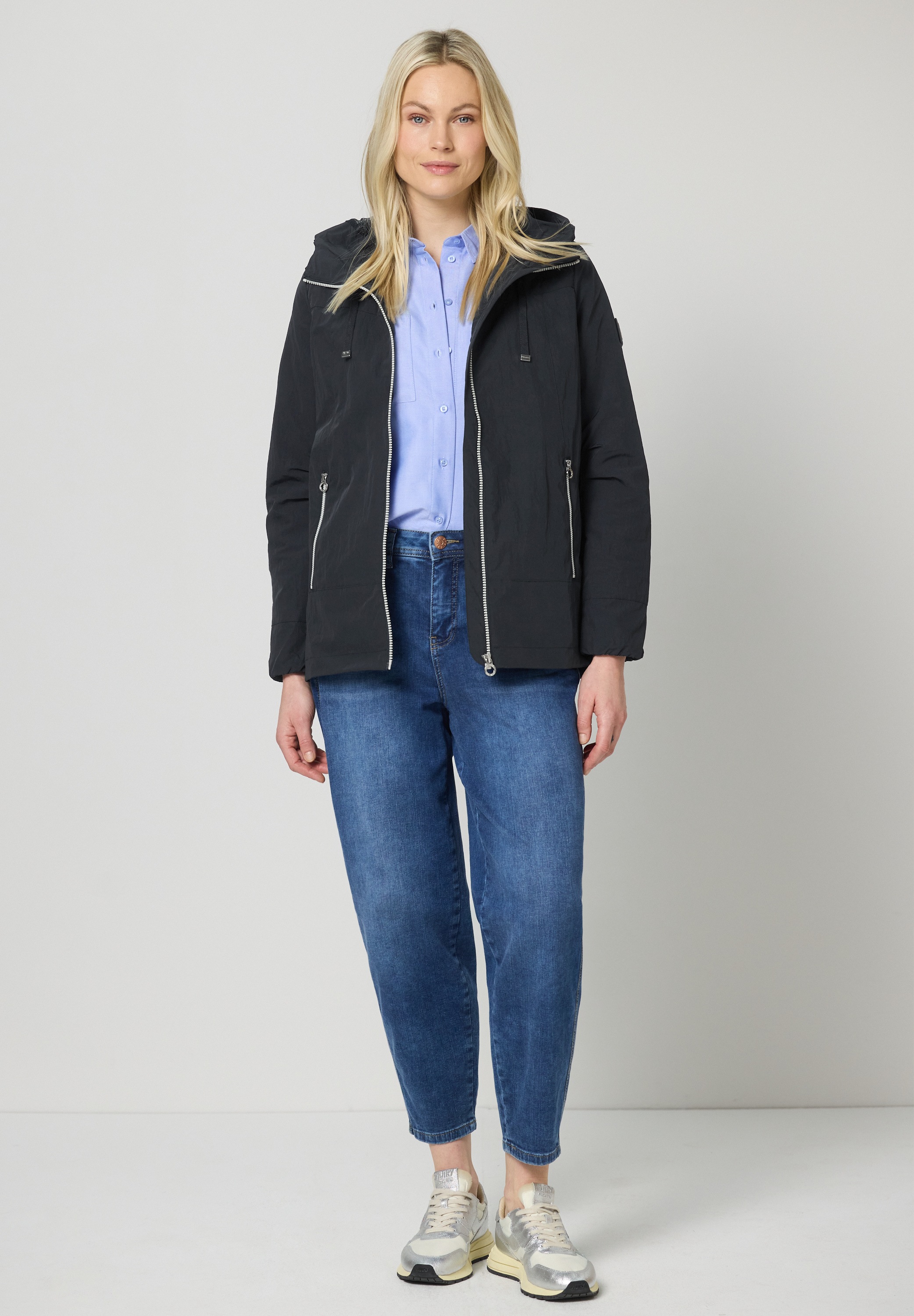 Street One Damen Windbreaker, Skyfall Blau, Gr. 44 3